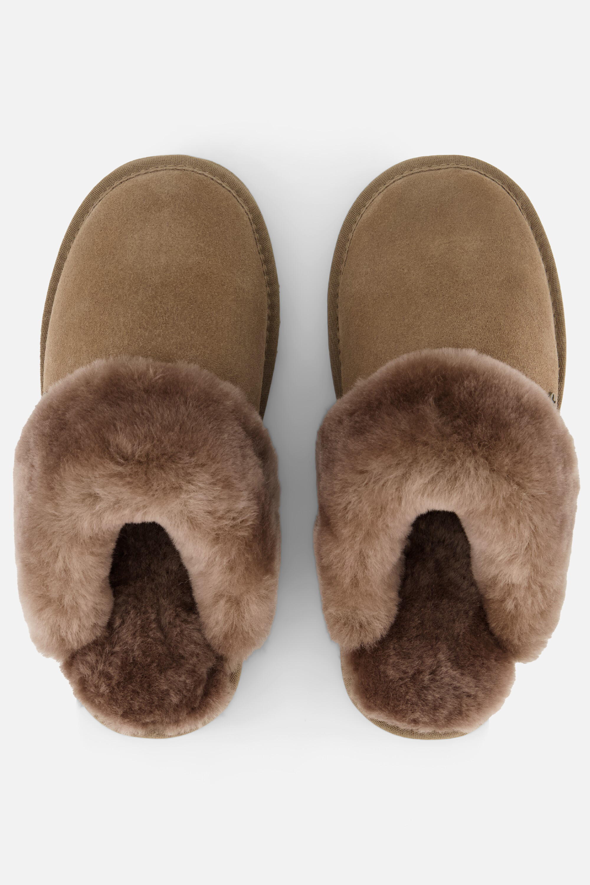 Warmbat Flurry Pantoffels taupe Suede afbeelding 2
