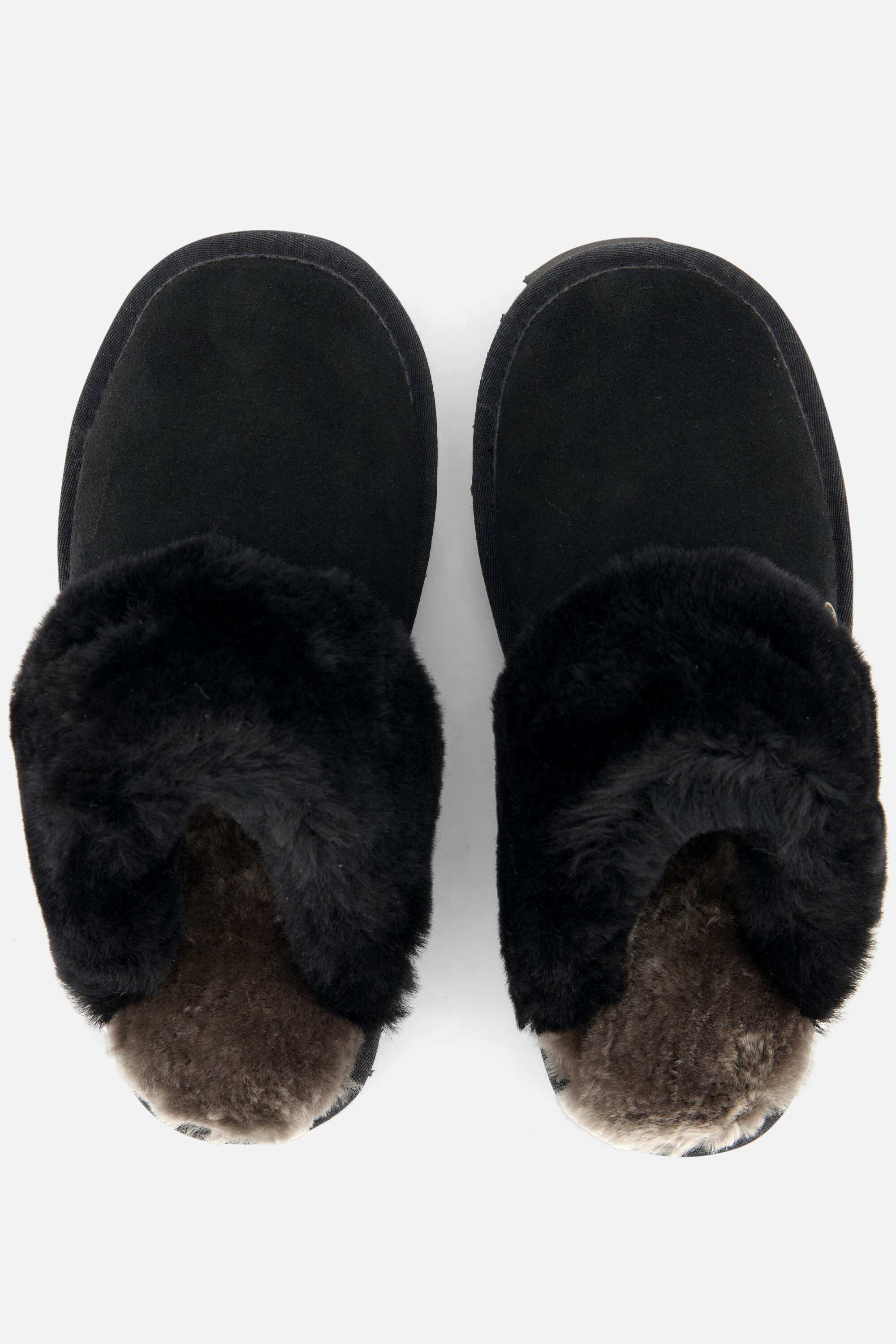 Warmbat Flurry Pantoffels zwart Suede afbeelding 2