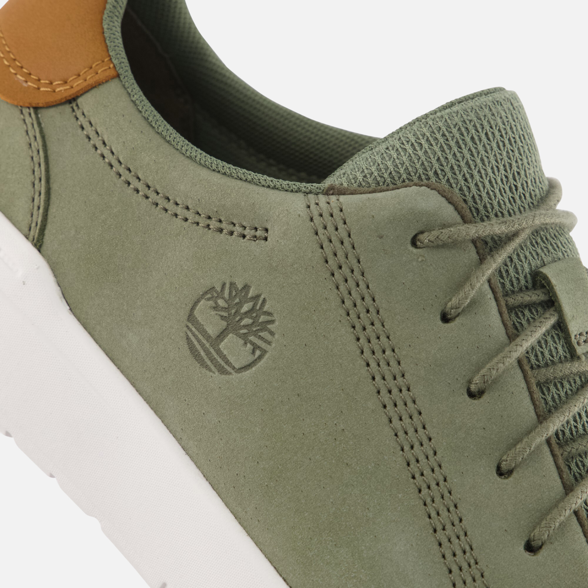 Timberland Seneca Bay Sneakers groen Leer afbeelding 4