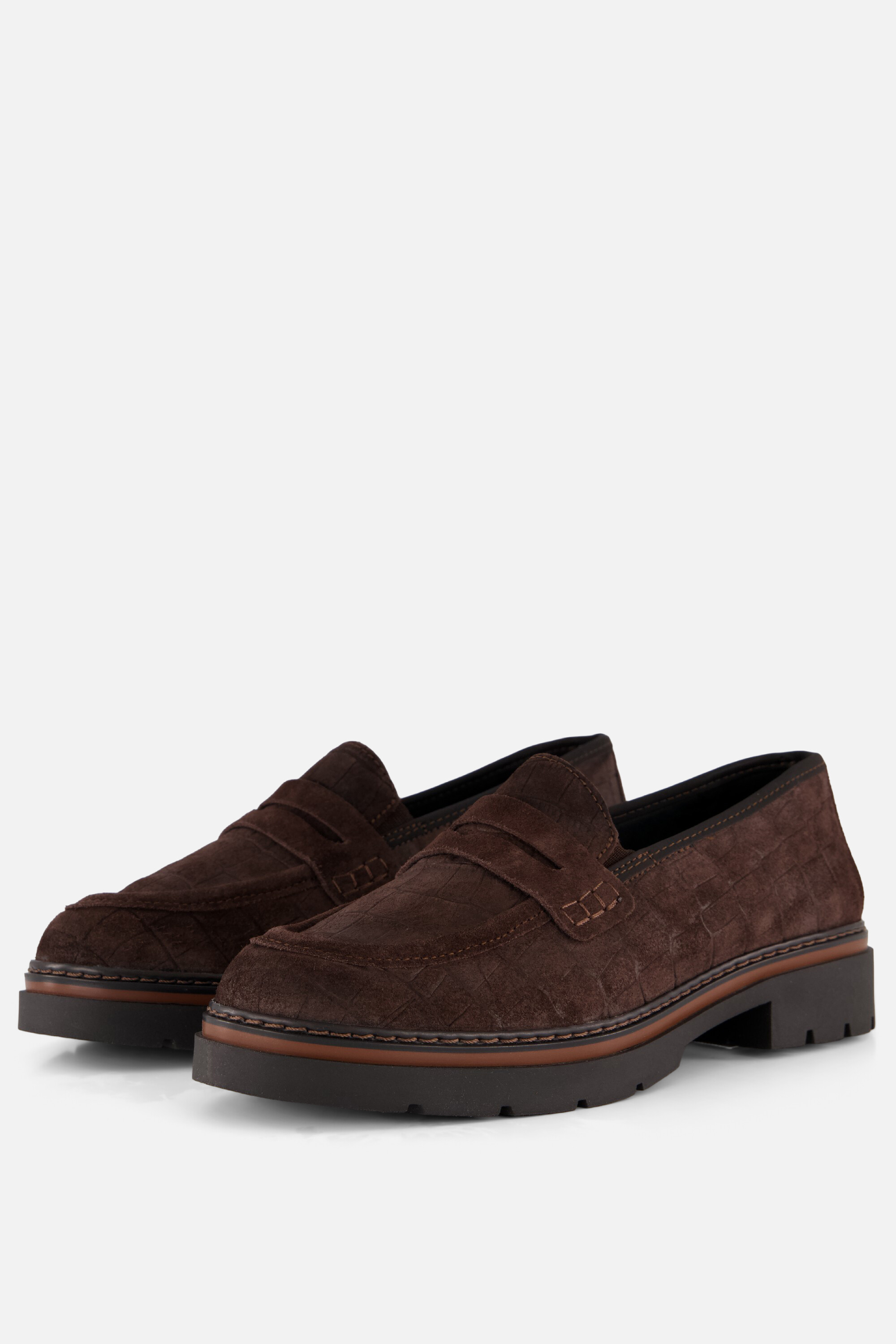 Feyn Instappers bruin Suede - Maat 36