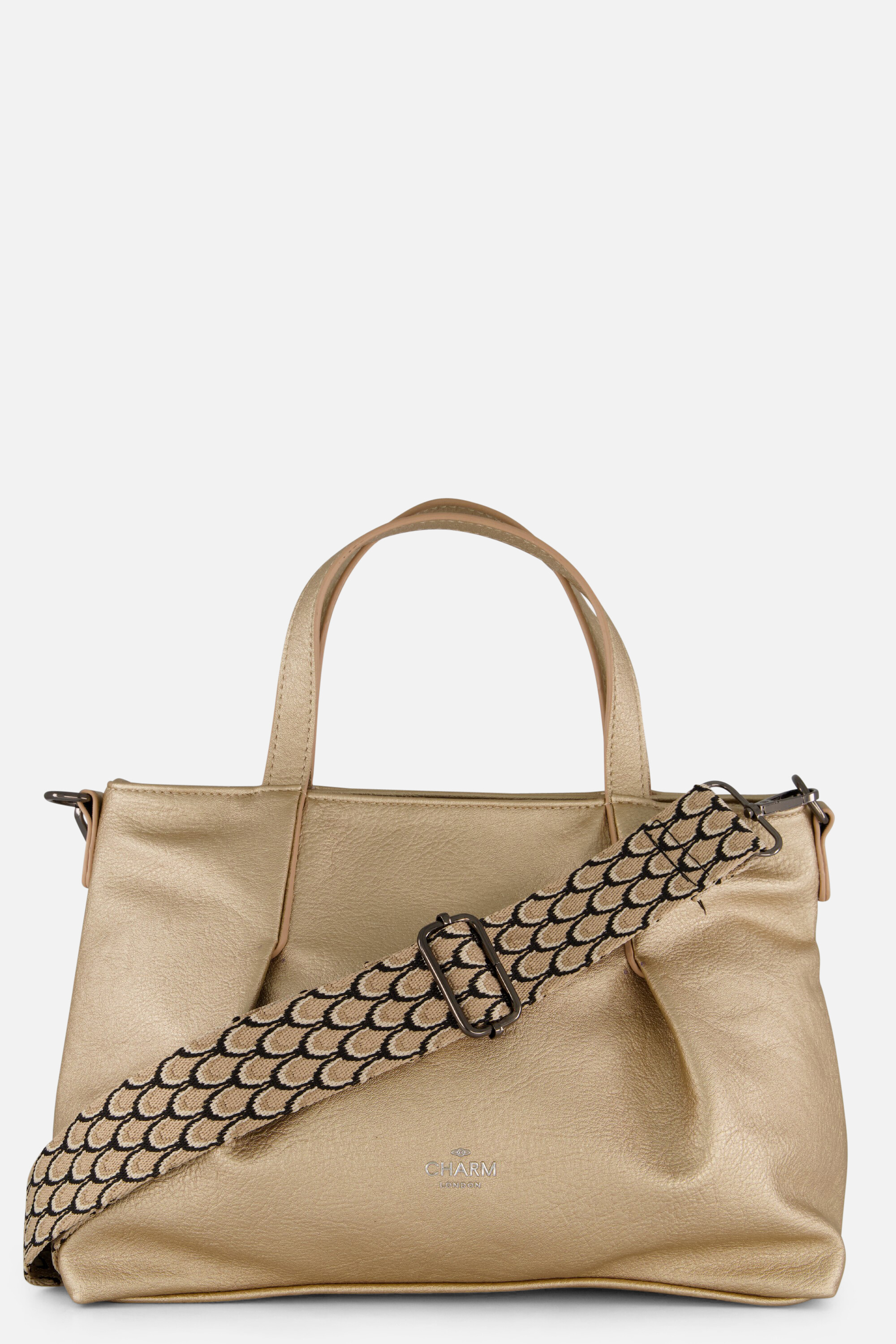 Charm London Handtas goud Synthetisch afbeelding 3