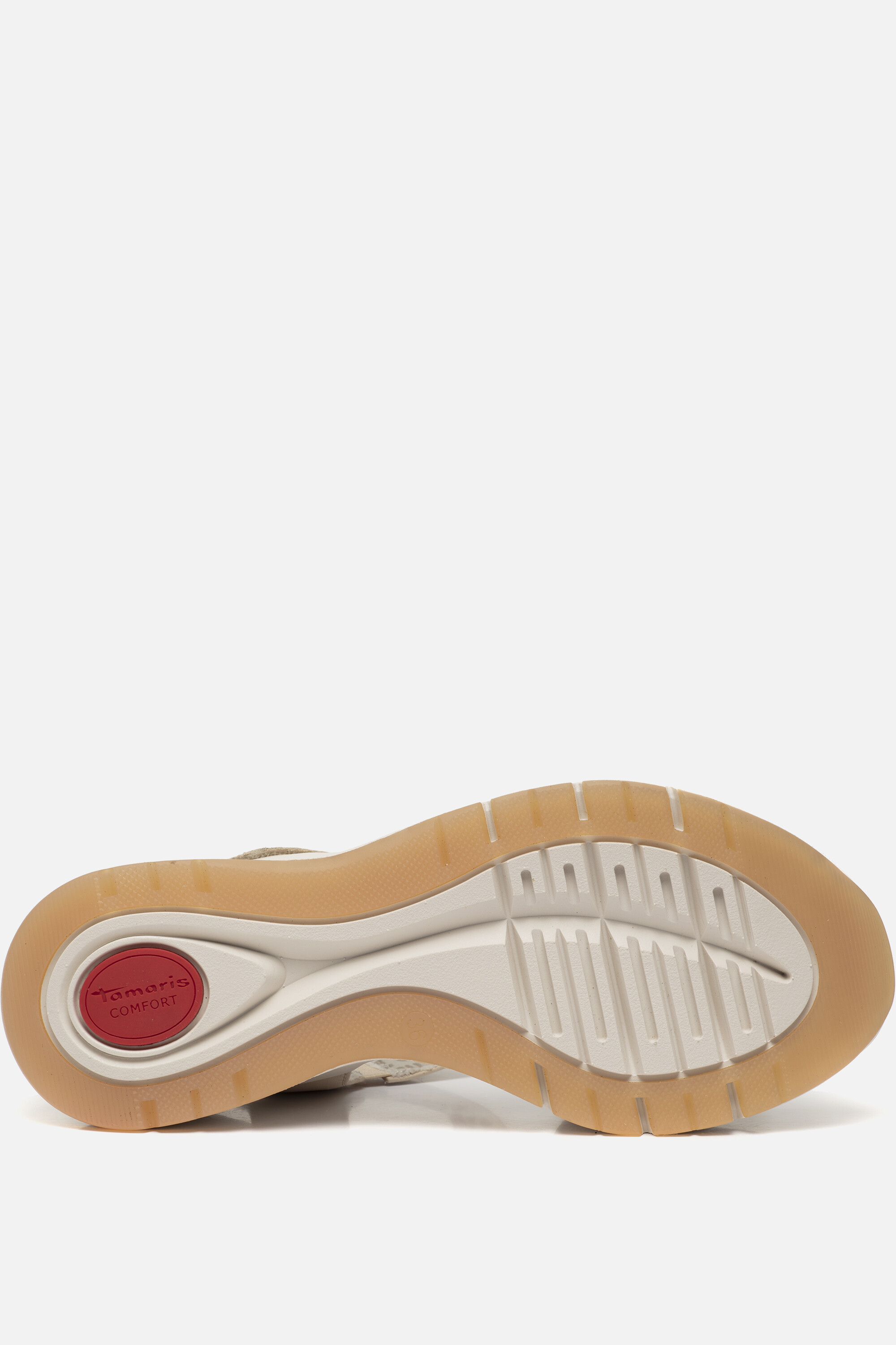 Tamaris Comfort Sandalen beige Leer afbeelding 2