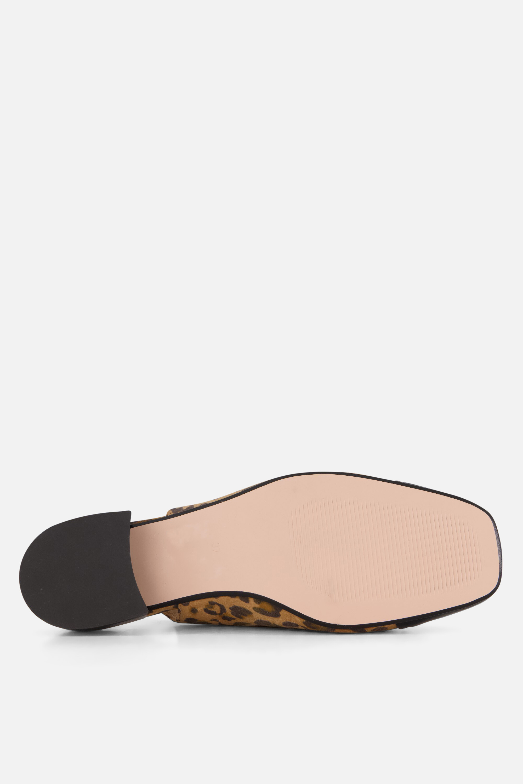 Linea Zeta Leopard Slingbacks zwart Leer afbeelding 2