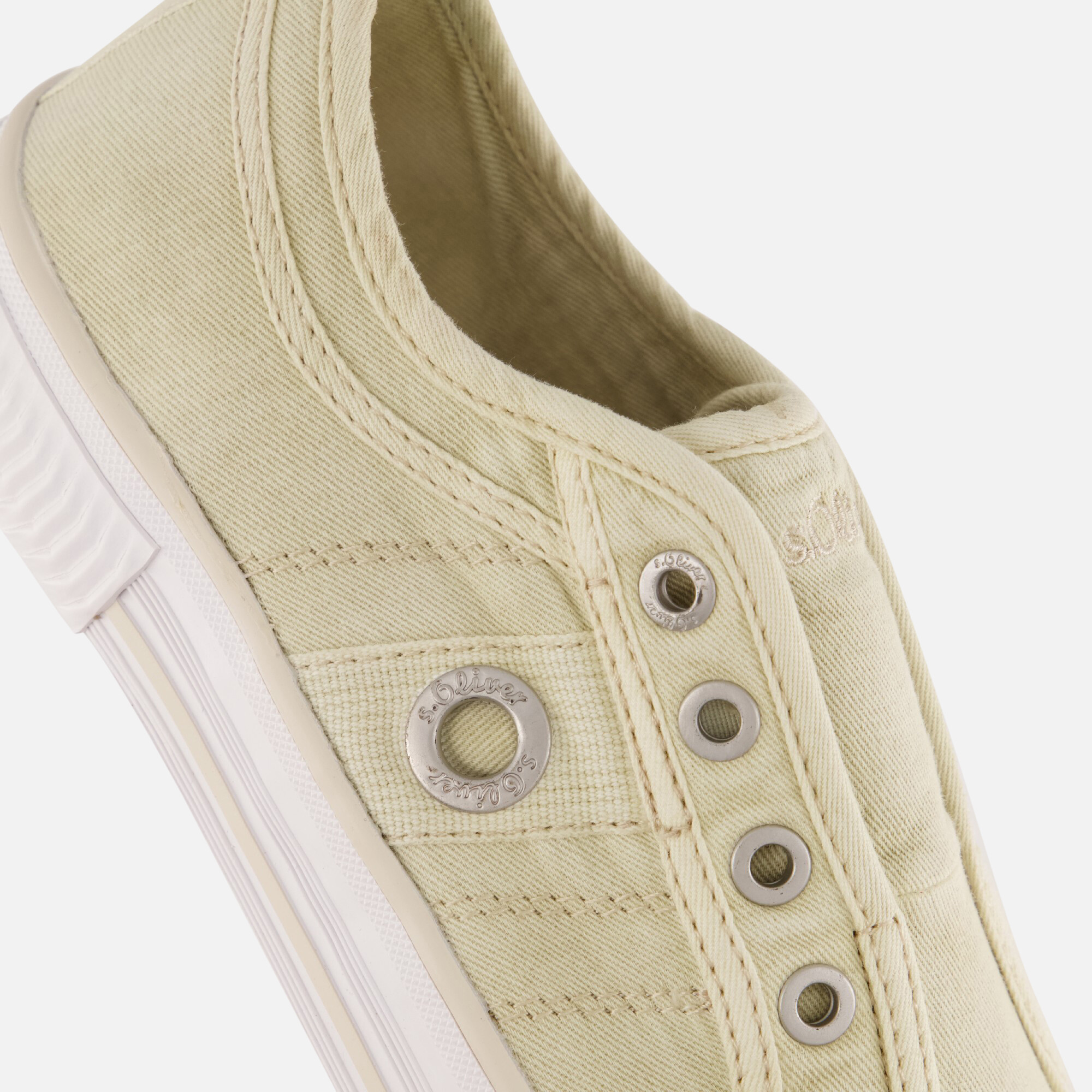 S.Oliver Sneakers beige Textiel afbeelding 4