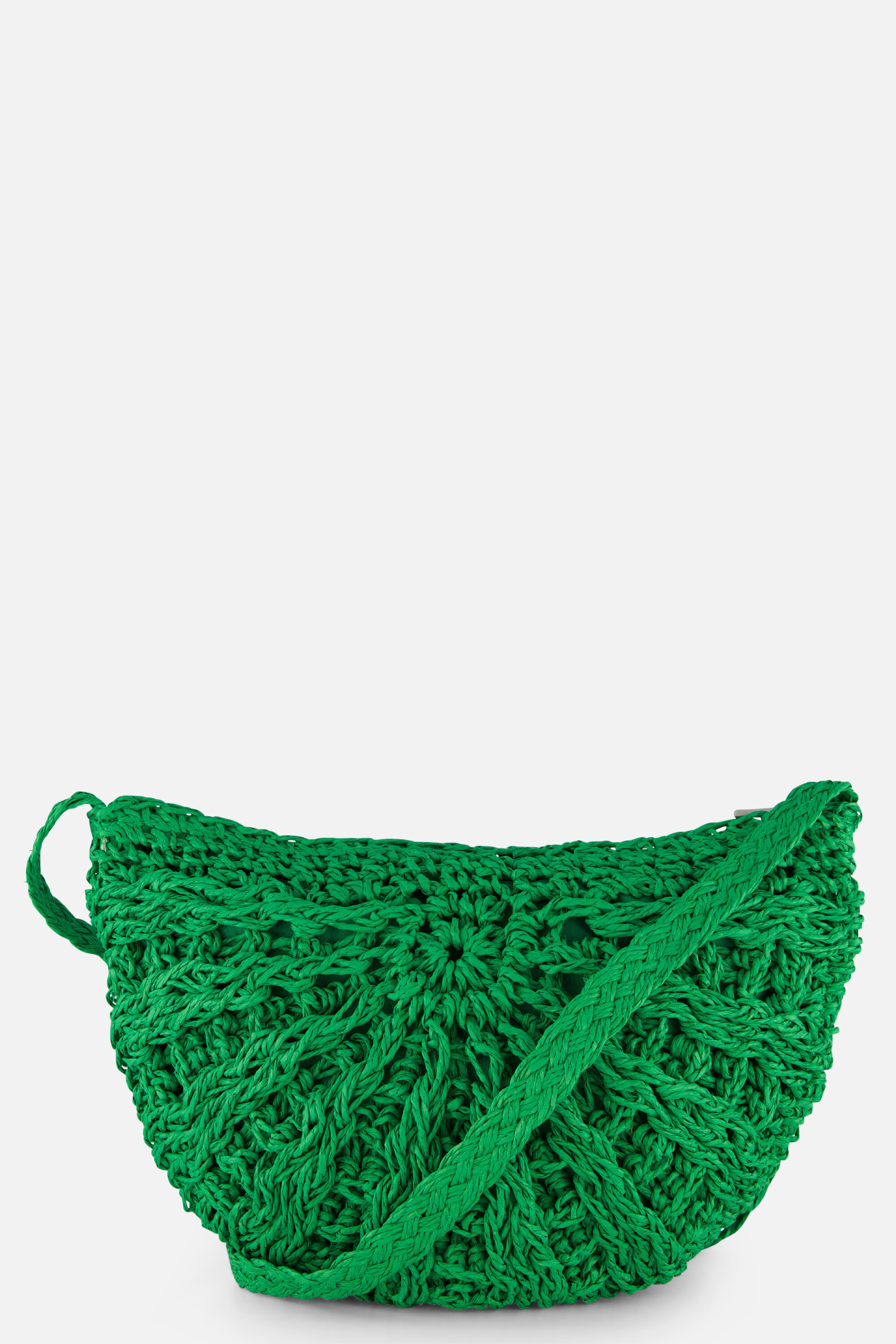 Sarlini Schoudertas Stro groen afbeelding 2