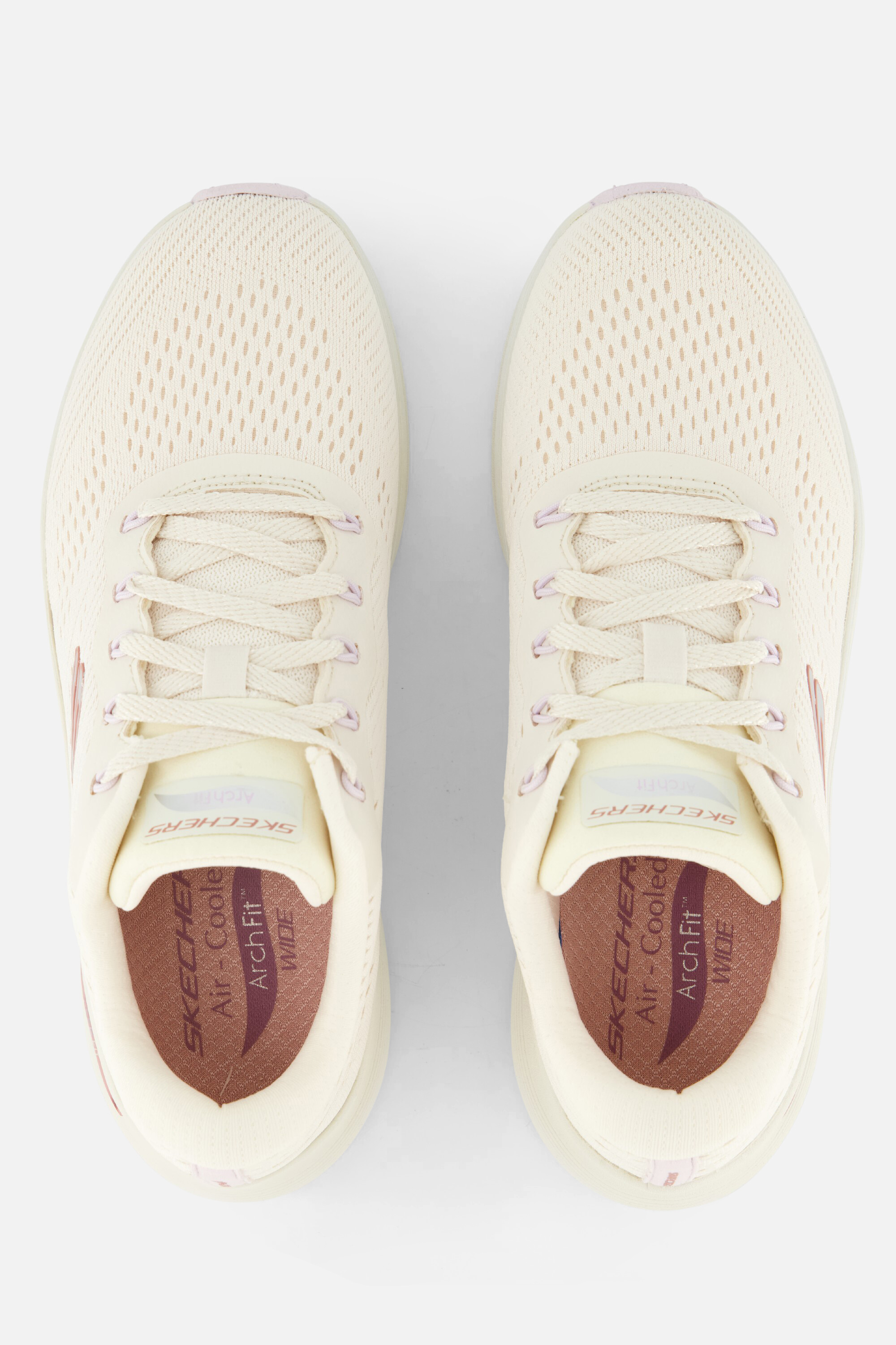 Skechers Arch Fit 2.0 Wide Sneakers wit afbeelding 3