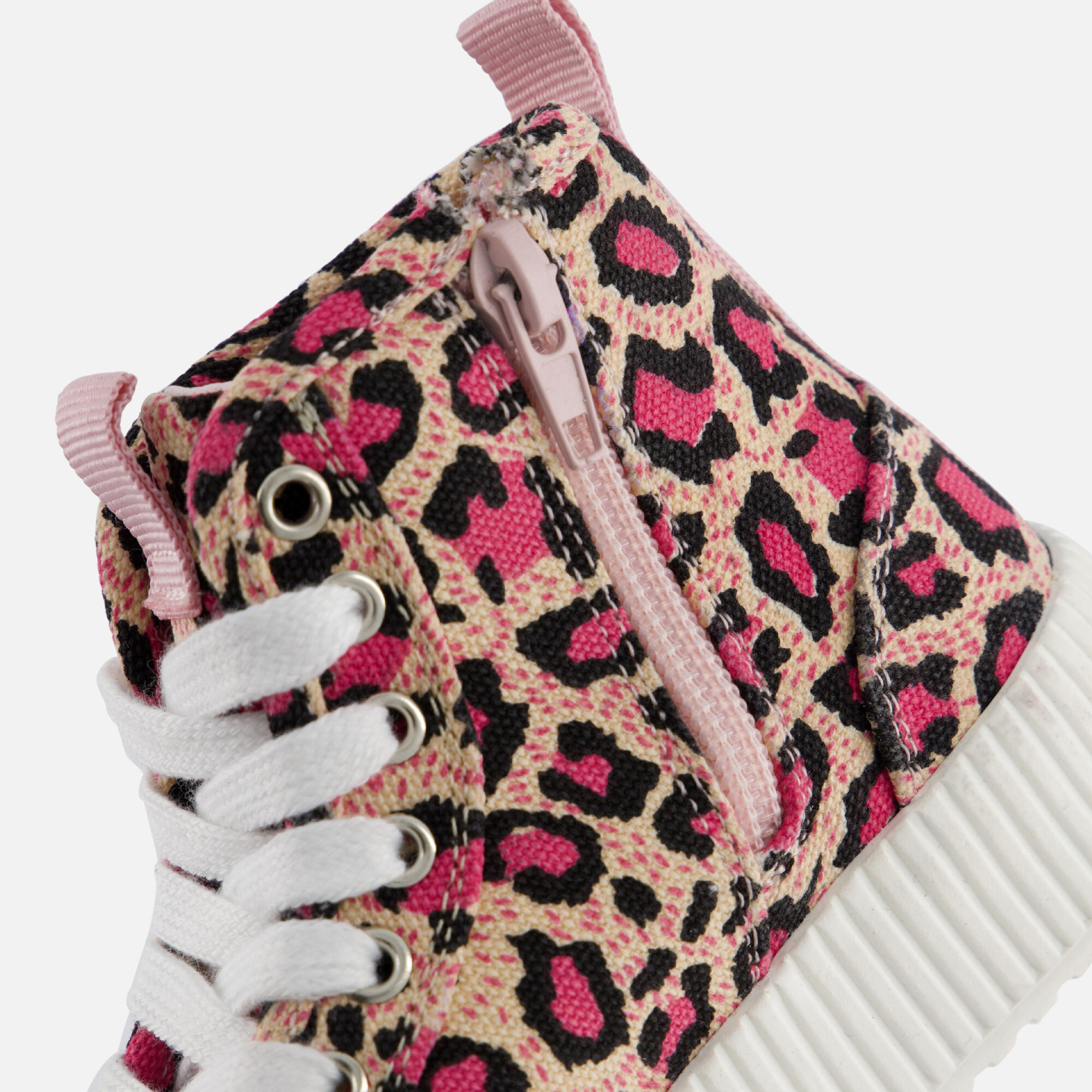 Muyters Animal Veterboots roze Canvas afbeelding 4
