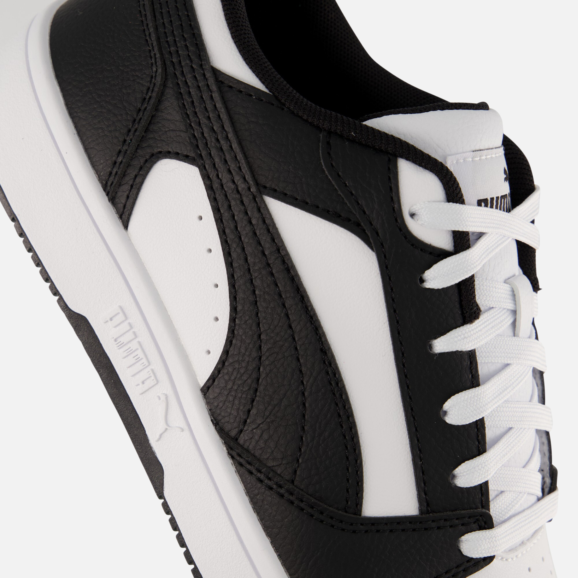 Puma Rebound v6 Sneakers wit Textiel afbeelding 4