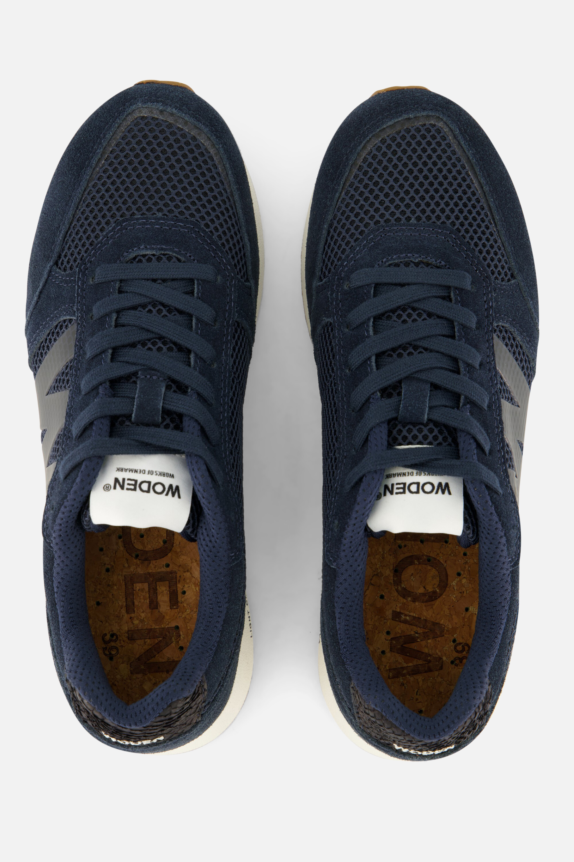 Woden Ronja Icon Sneakers blauw Suede afbeelding 3