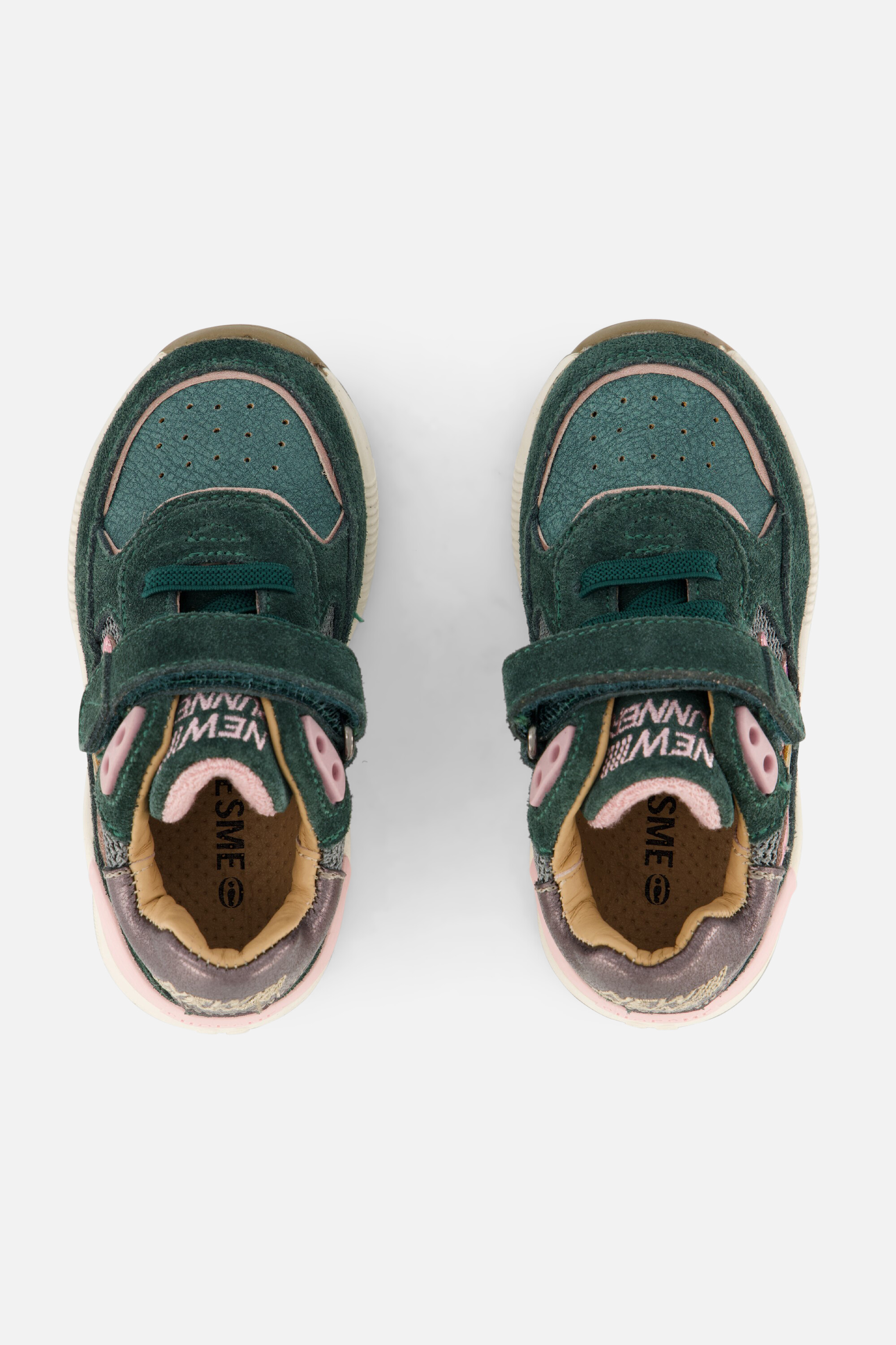 Shoesme Trainer Sneakers groen Leer afbeelding 2