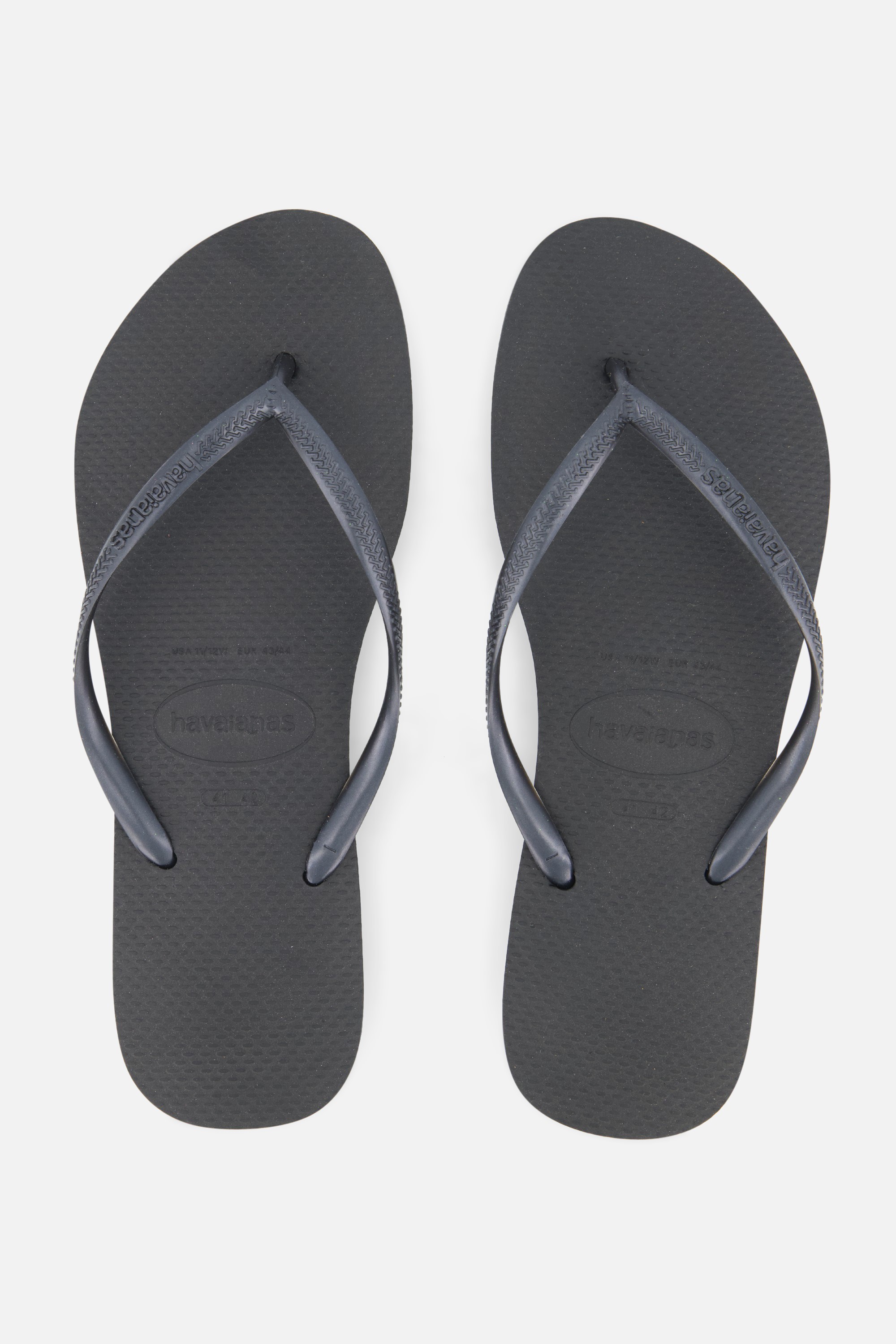 Havaianas Slim slippers zwart Rubber afbeelding 2