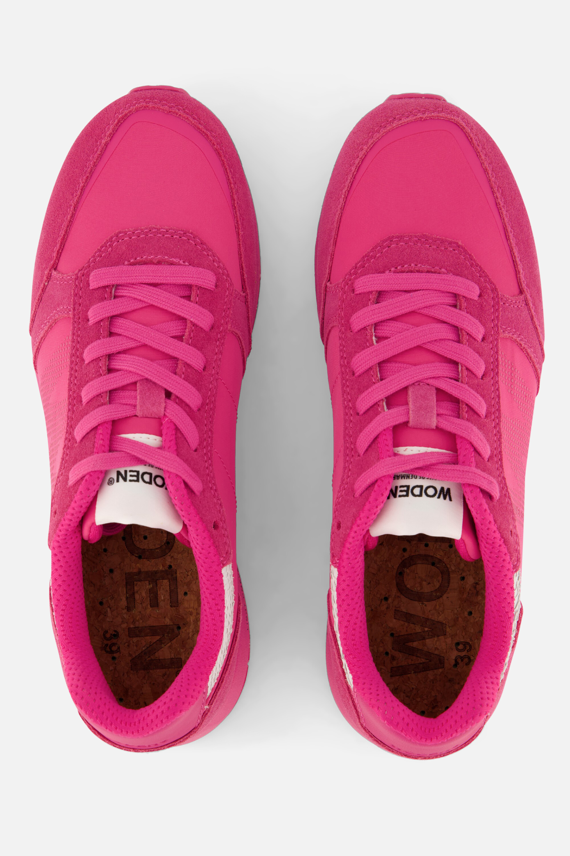 Woden Ronja Fruit Sneakers roze Suede afbeelding 2