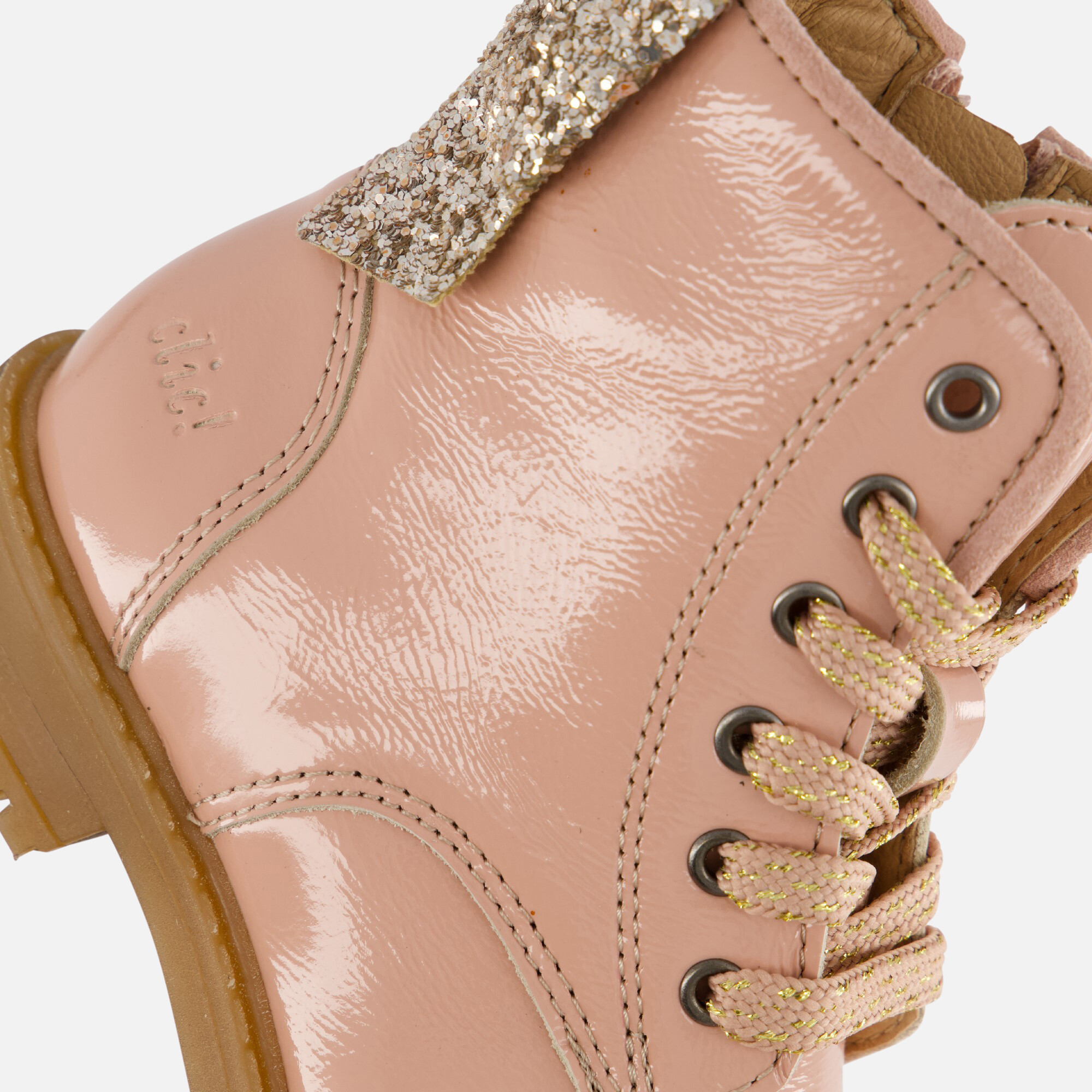 Clic! Enkellaarsjes roze Lak afbeelding 4