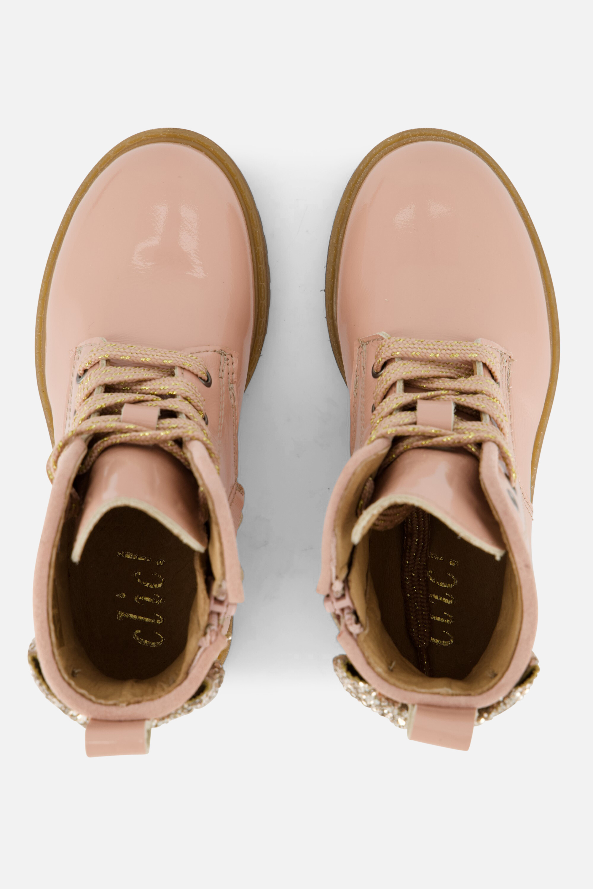 Clic! Enkellaarsjes roze Lak afbeelding 2
