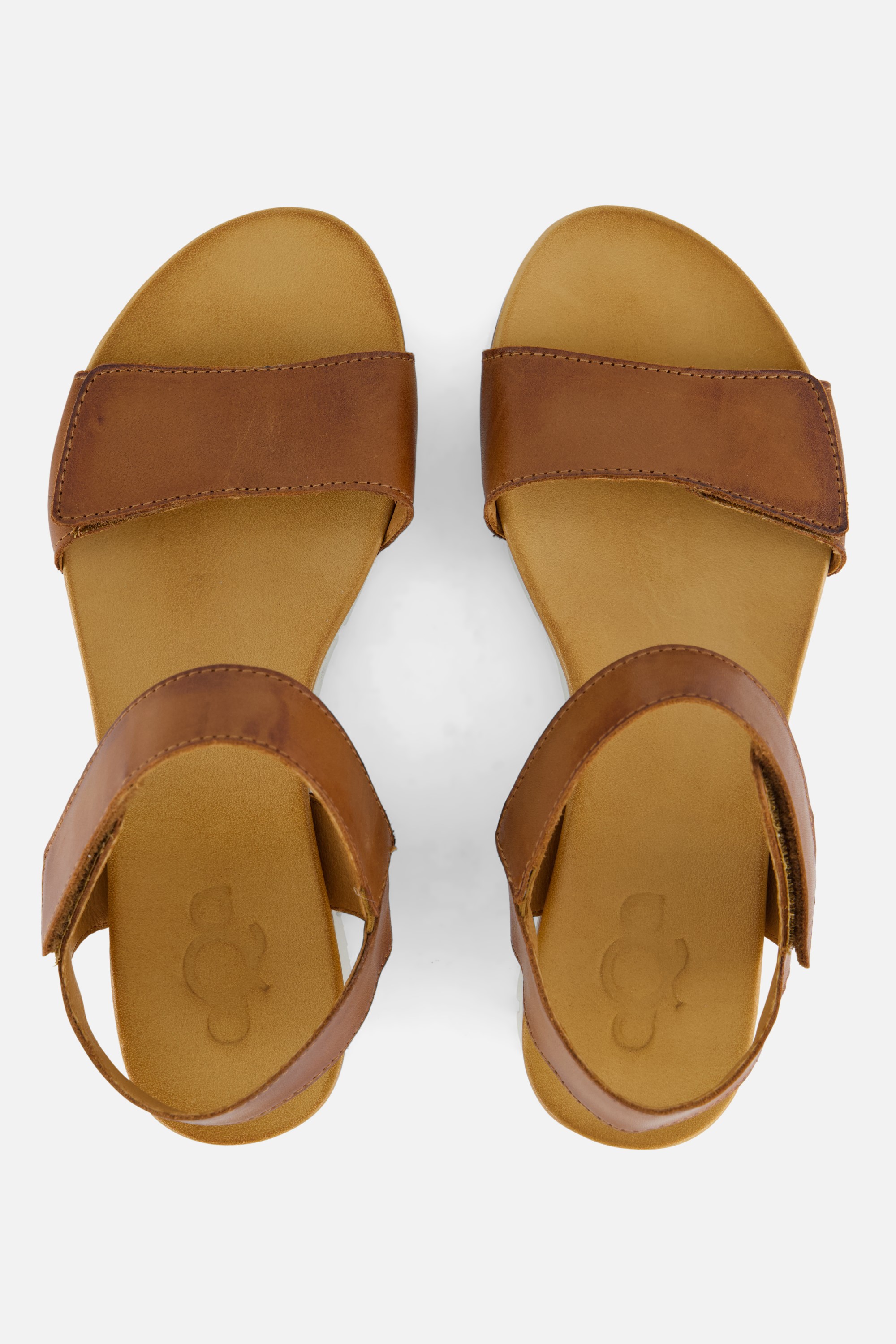 Aqa Sandalen cognac Leer afbeelding 2