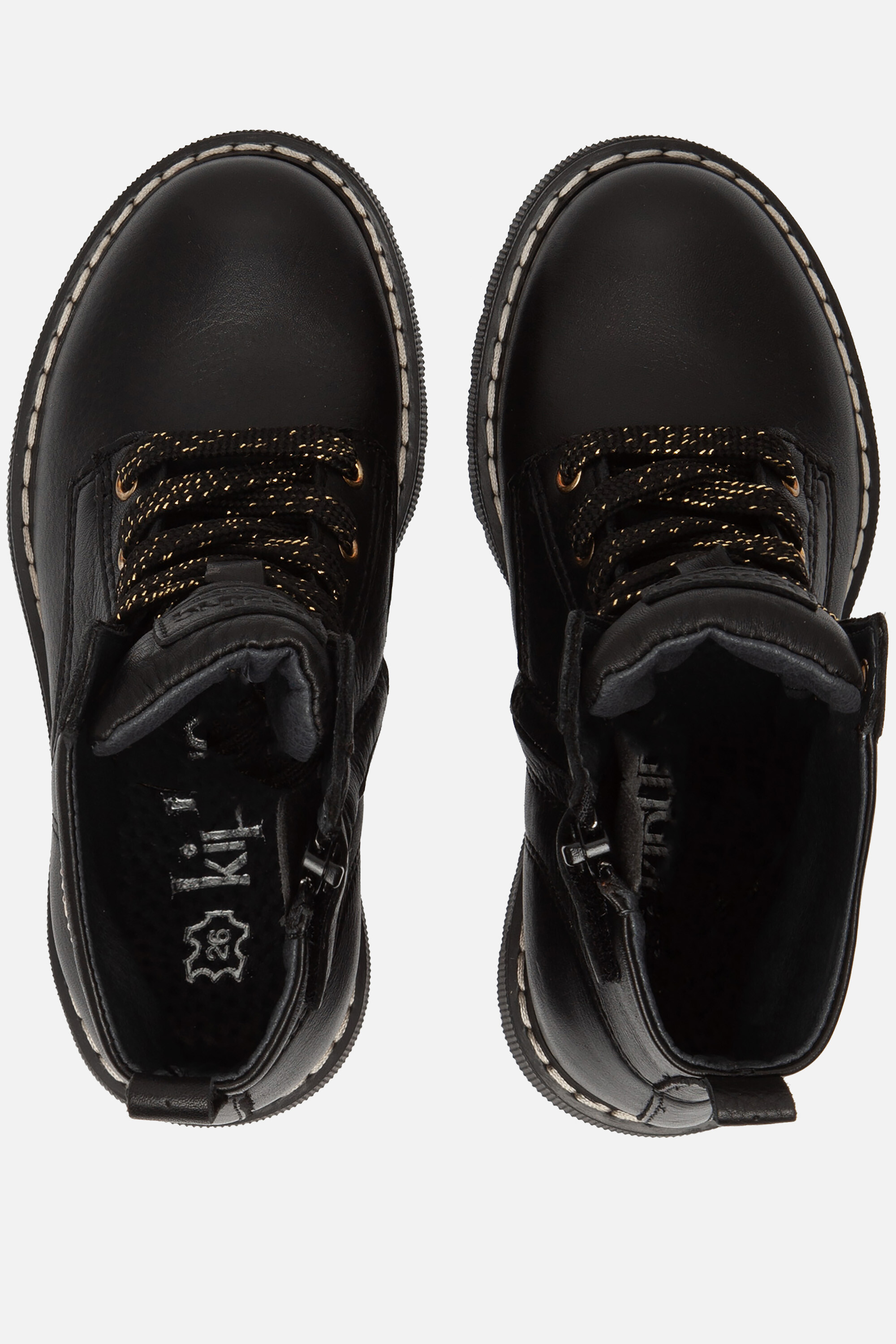 Kipling Evita 1 Veterboots zwart Leer afbeelding 2