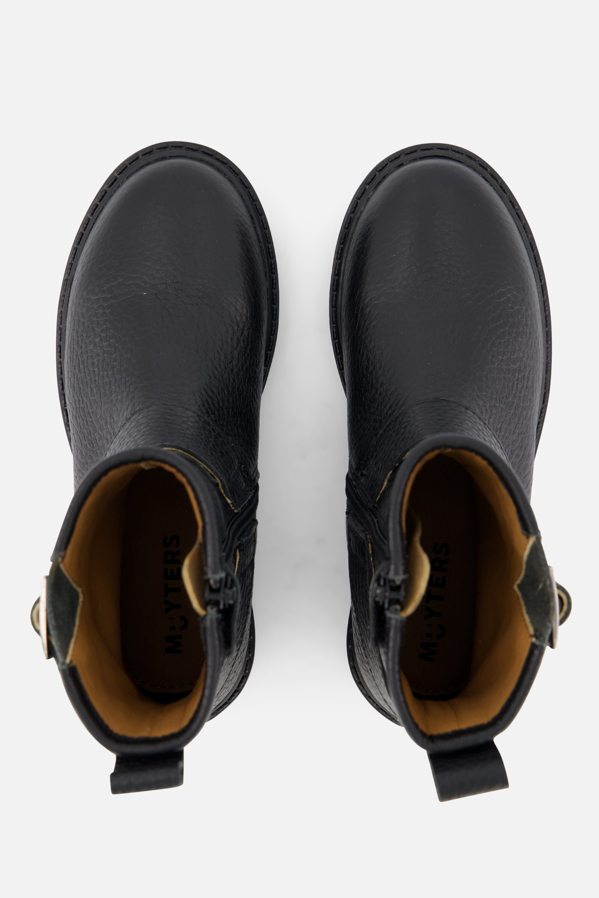 Muyters Biker boots zwart Leer afbeelding 2