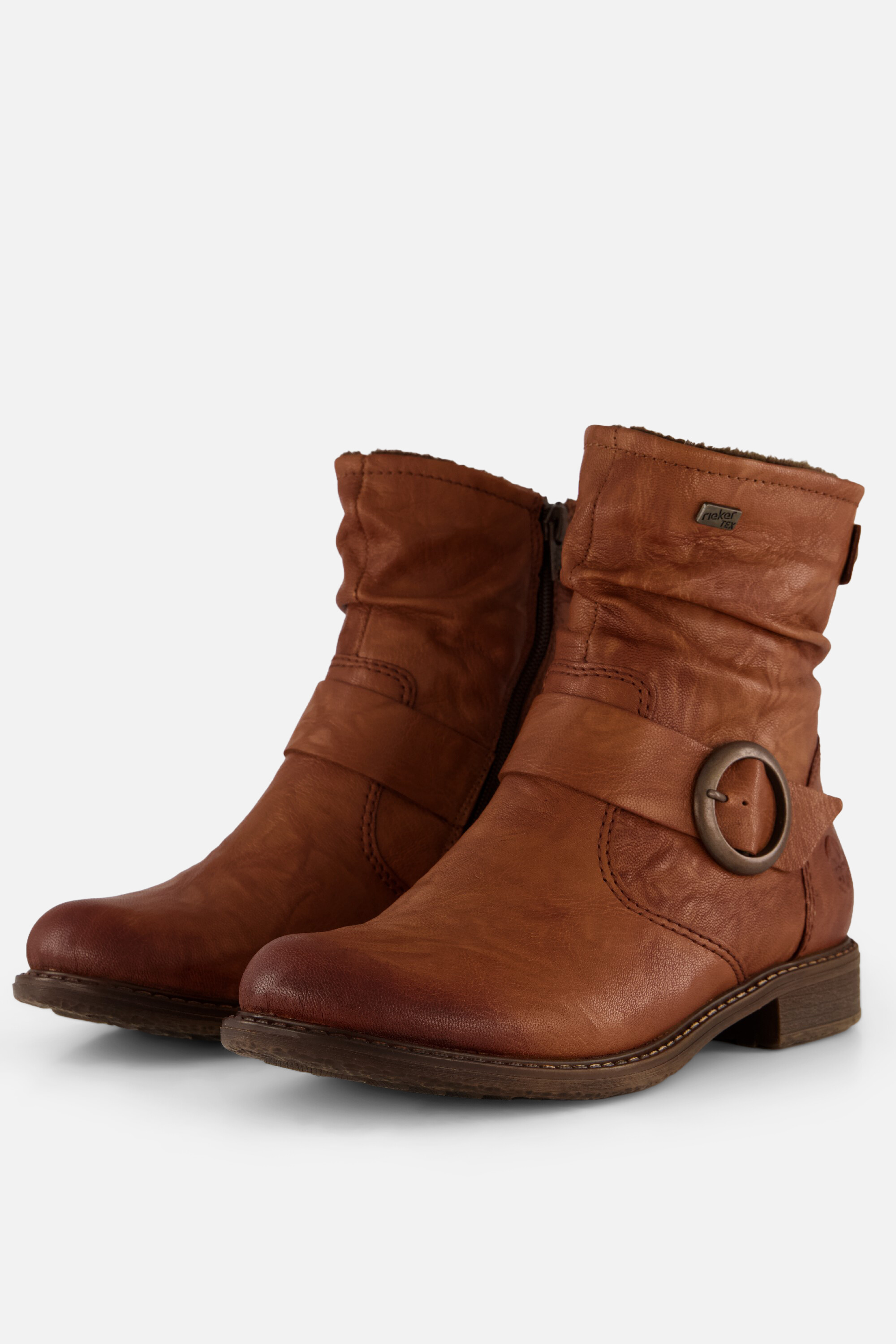 Rieker Rieker Enkellaarzen cognac