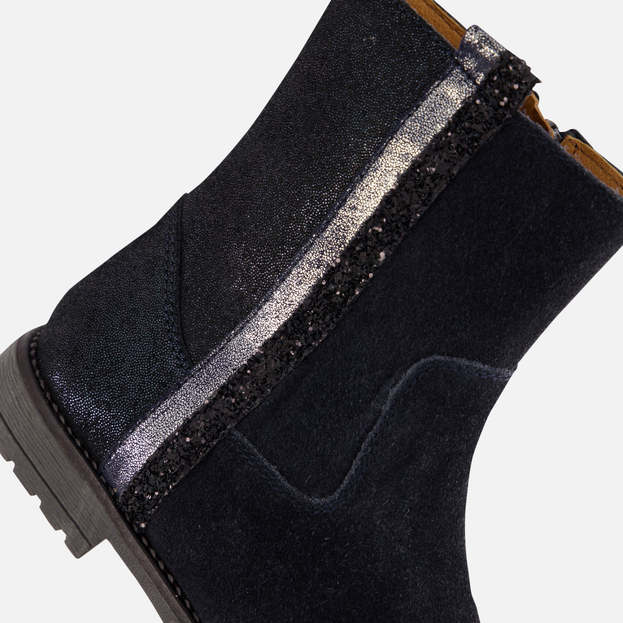 Muyters Enkellaarsjes blauw Leer afbeelding 4