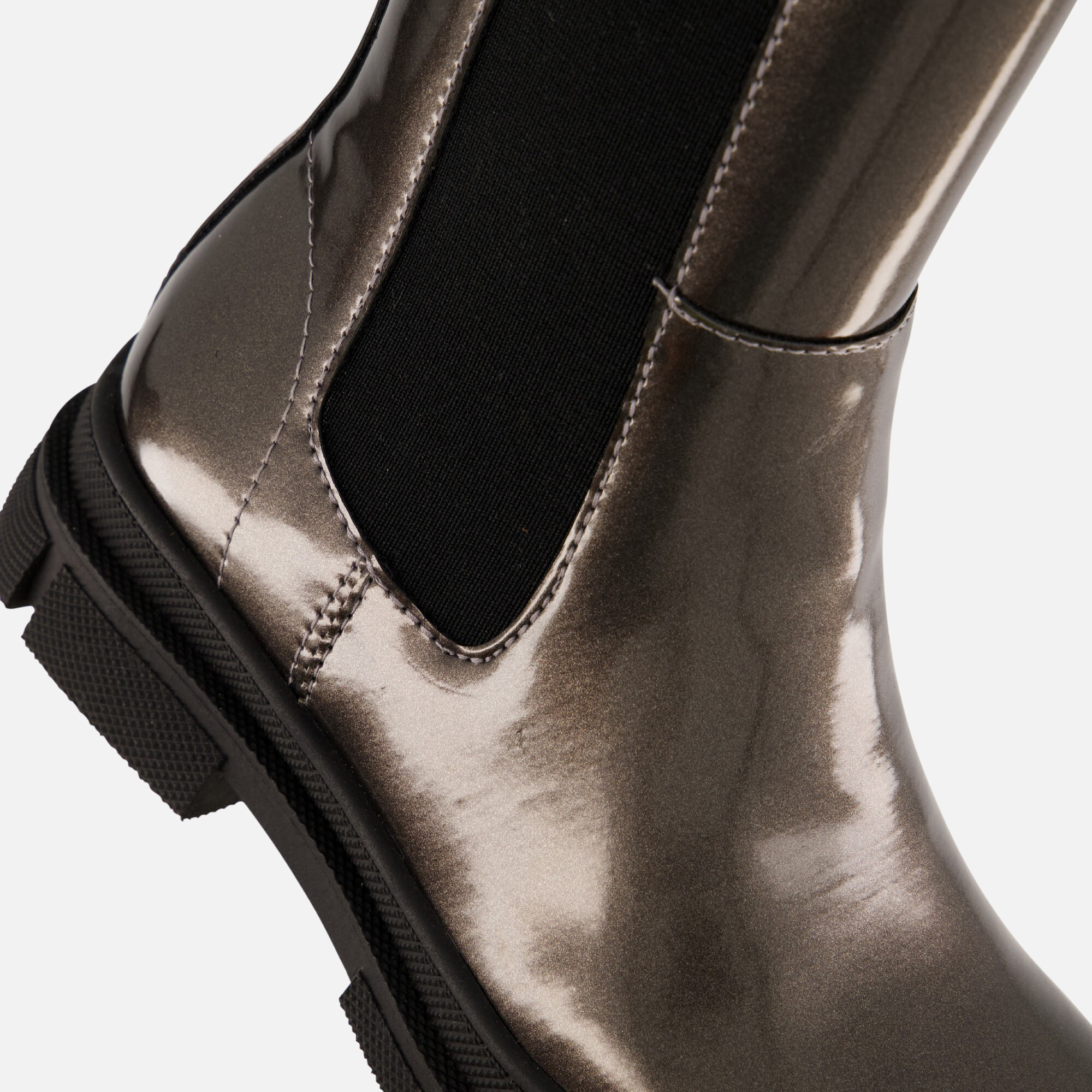 Muyters Chelsea boots zilver Leer afbeelding 4
