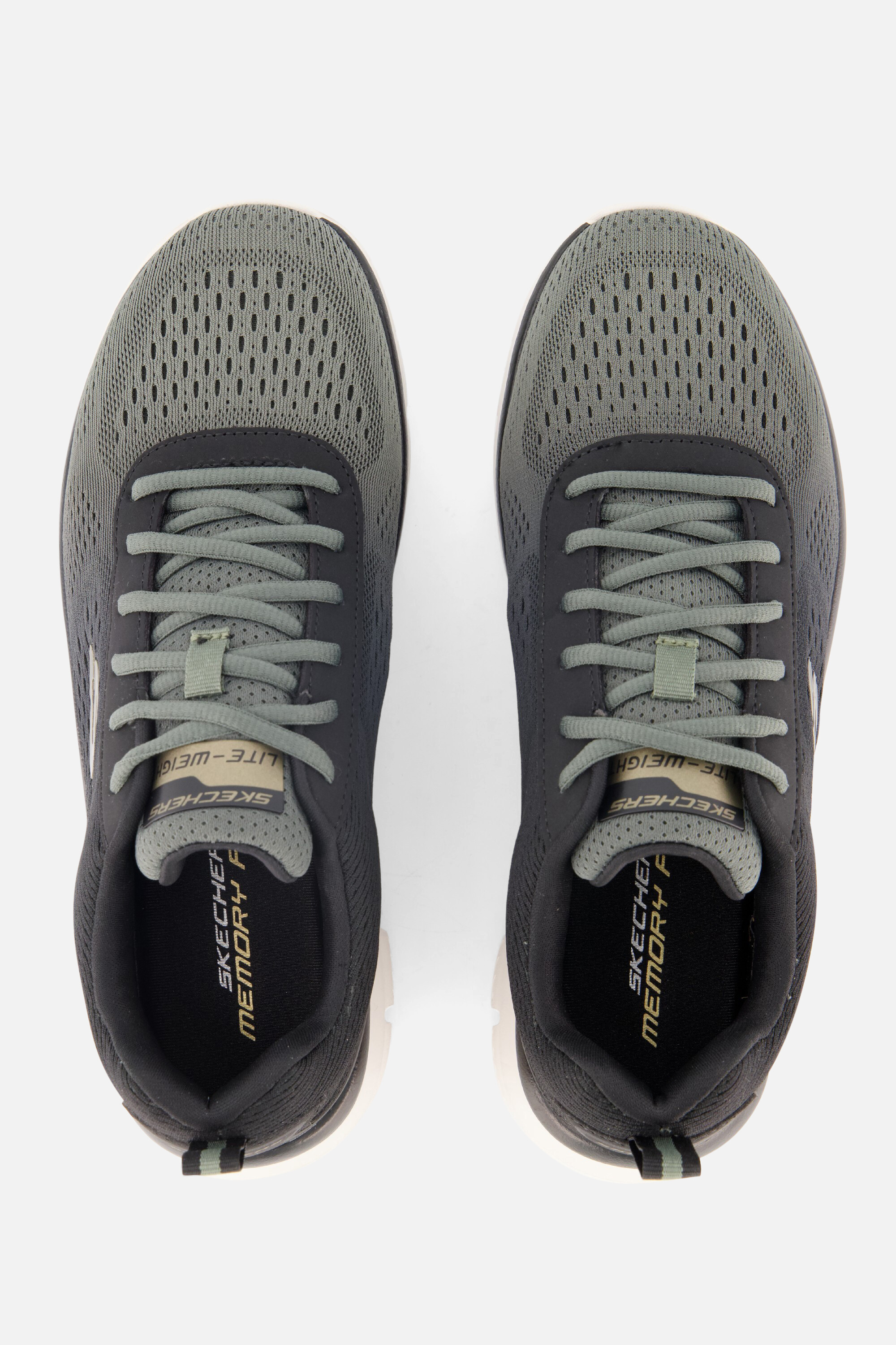 Skechers Trap Ripkent Sneakers groen Textiel afbeelding 2