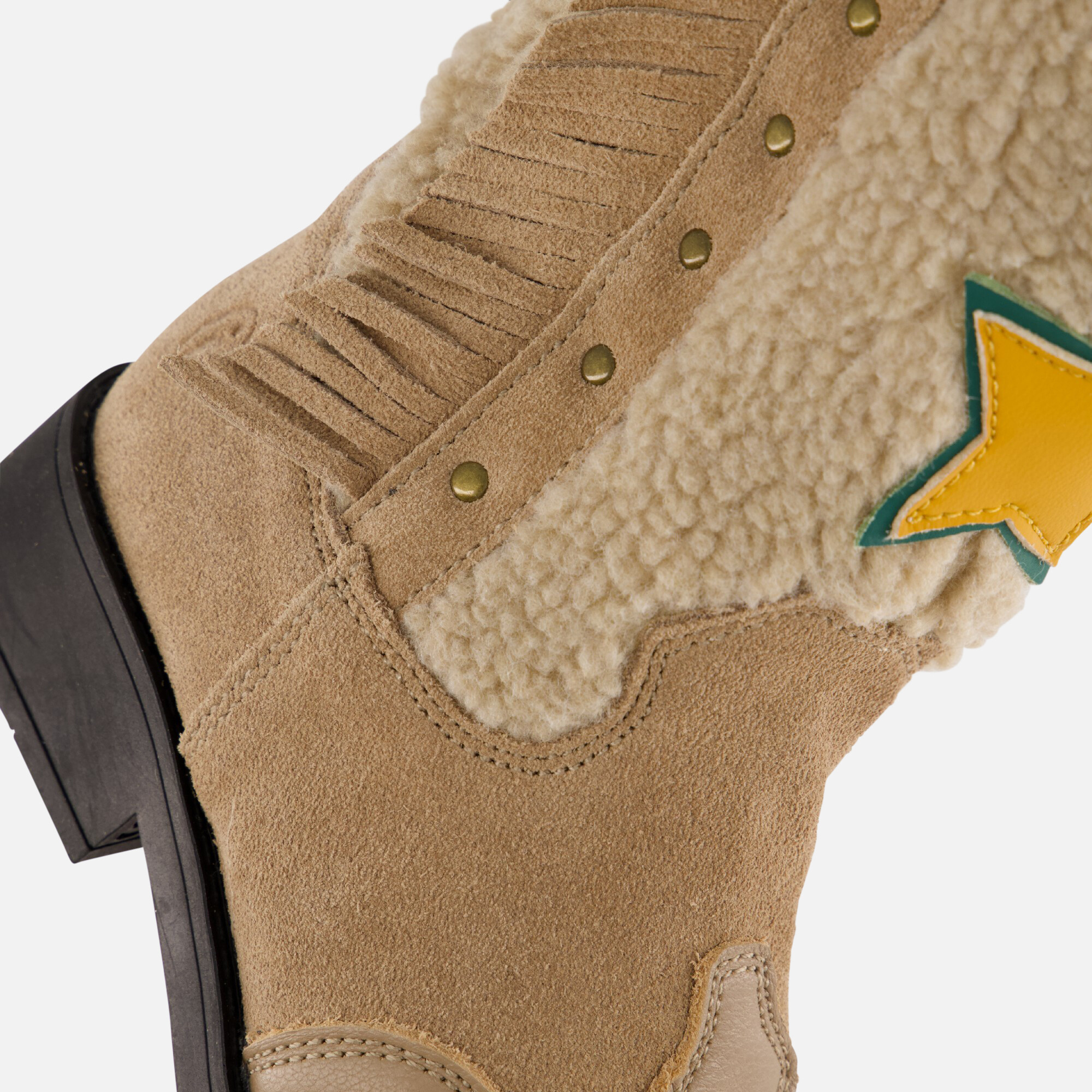 Shoesme Cowboylaarzen taupe Leer afbeelding 4