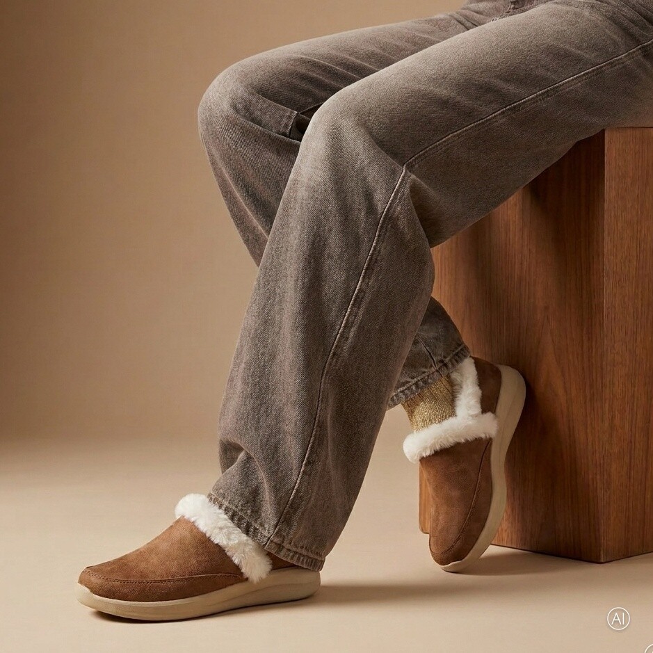 Skechers Skechers Slip-ins Cozy Escape Pantoffel cognac