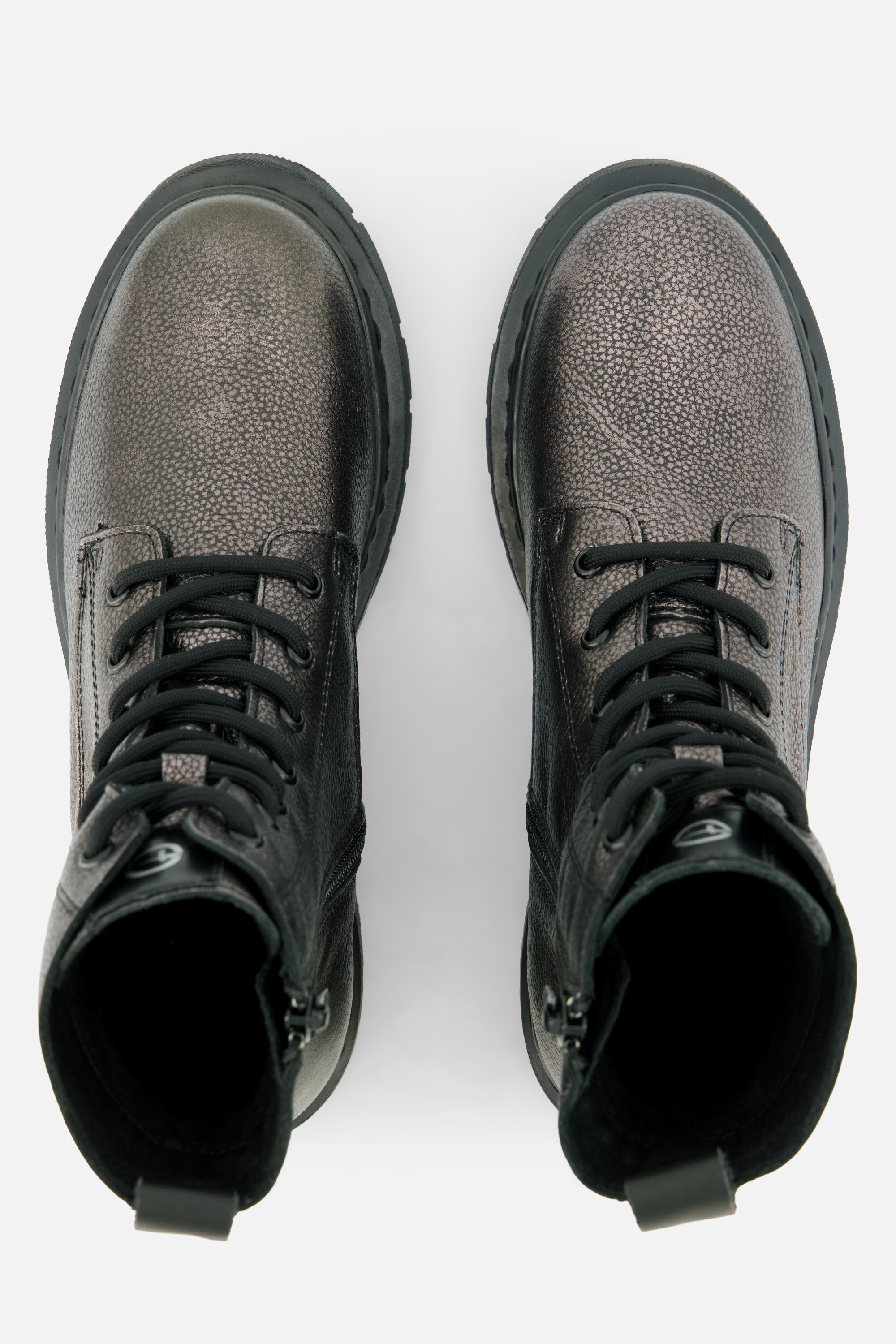 Tamaris Veterboots zilver Textiel afbeelding 2