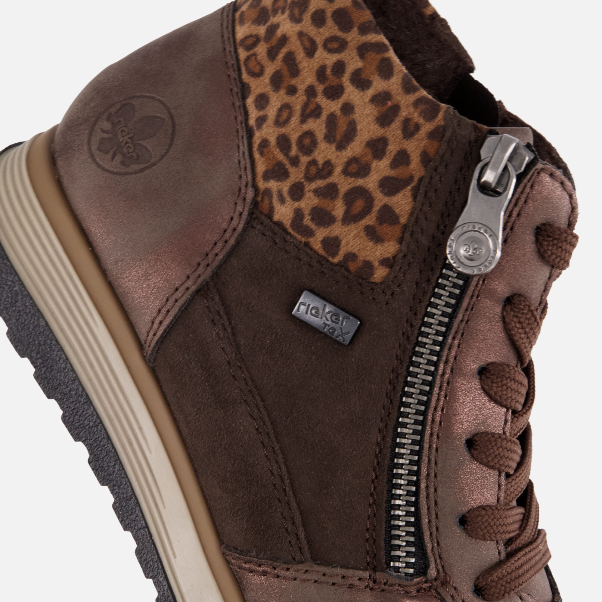 Rieker Veterboots bruin Synthetisch afbeelding 4