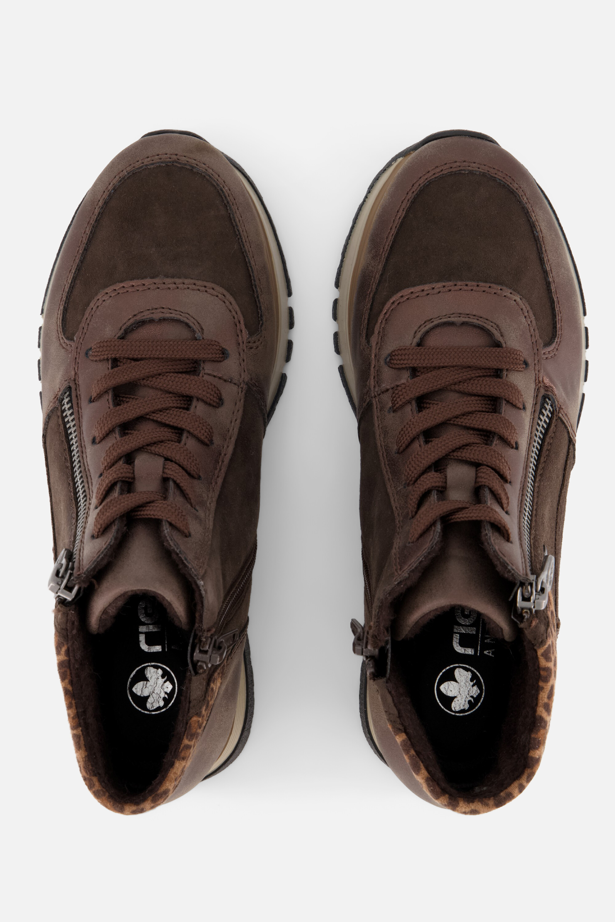 Rieker Veterboots bruin Synthetisch afbeelding 2
