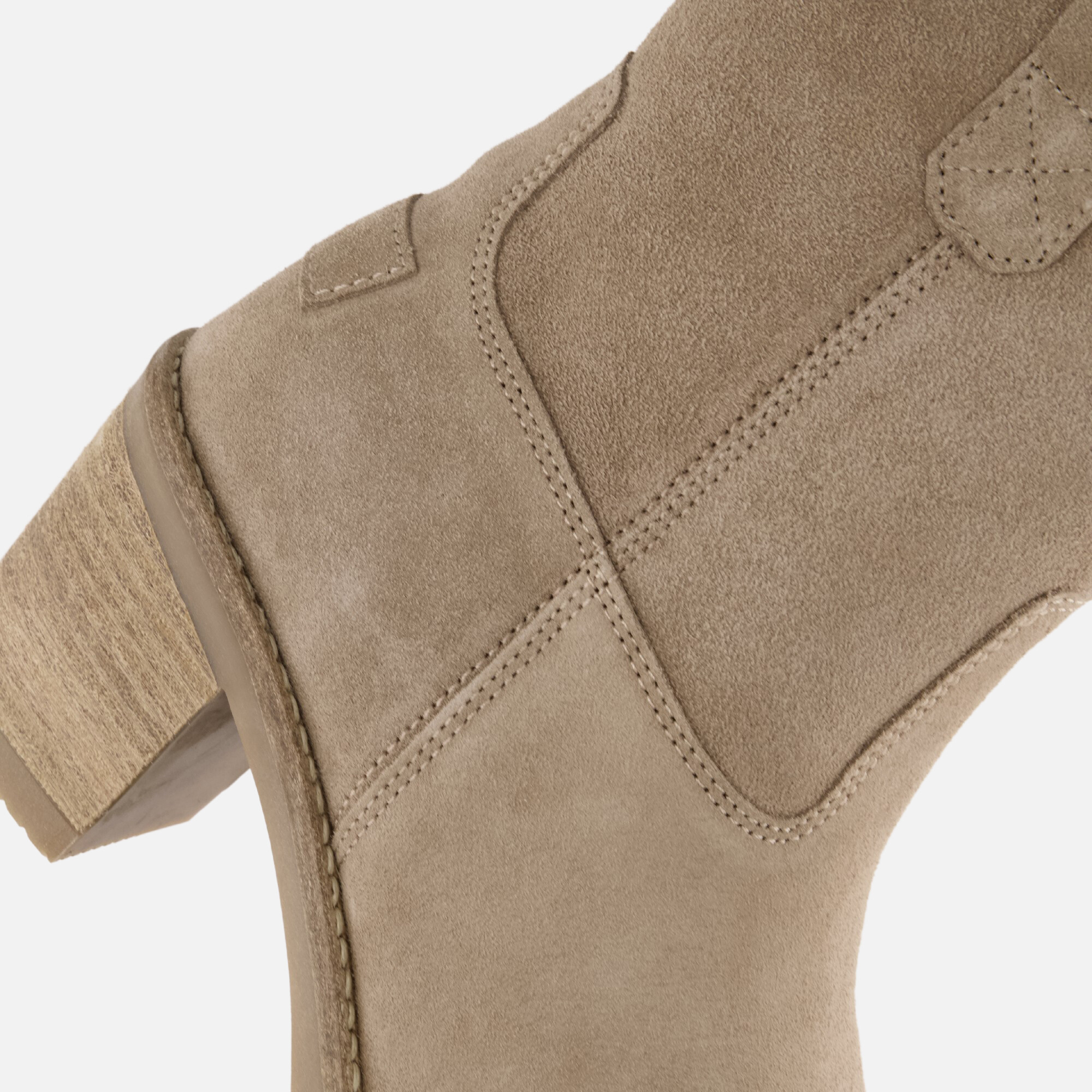 Cellini Enkellaarsjes taupe Suede afbeelding 4