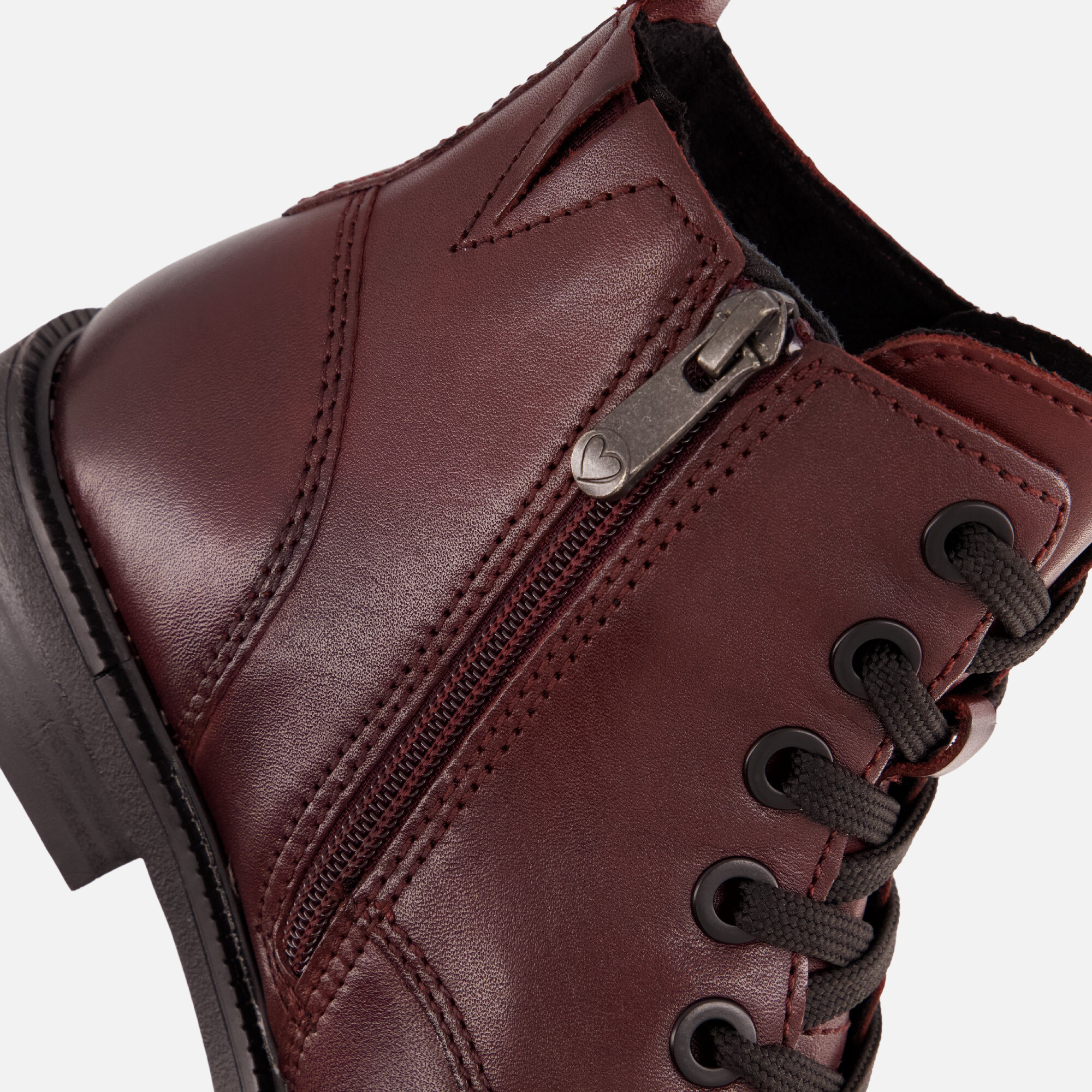 Marco Tozzi Veterboots bordeaux Synthetisch afbeelding 4