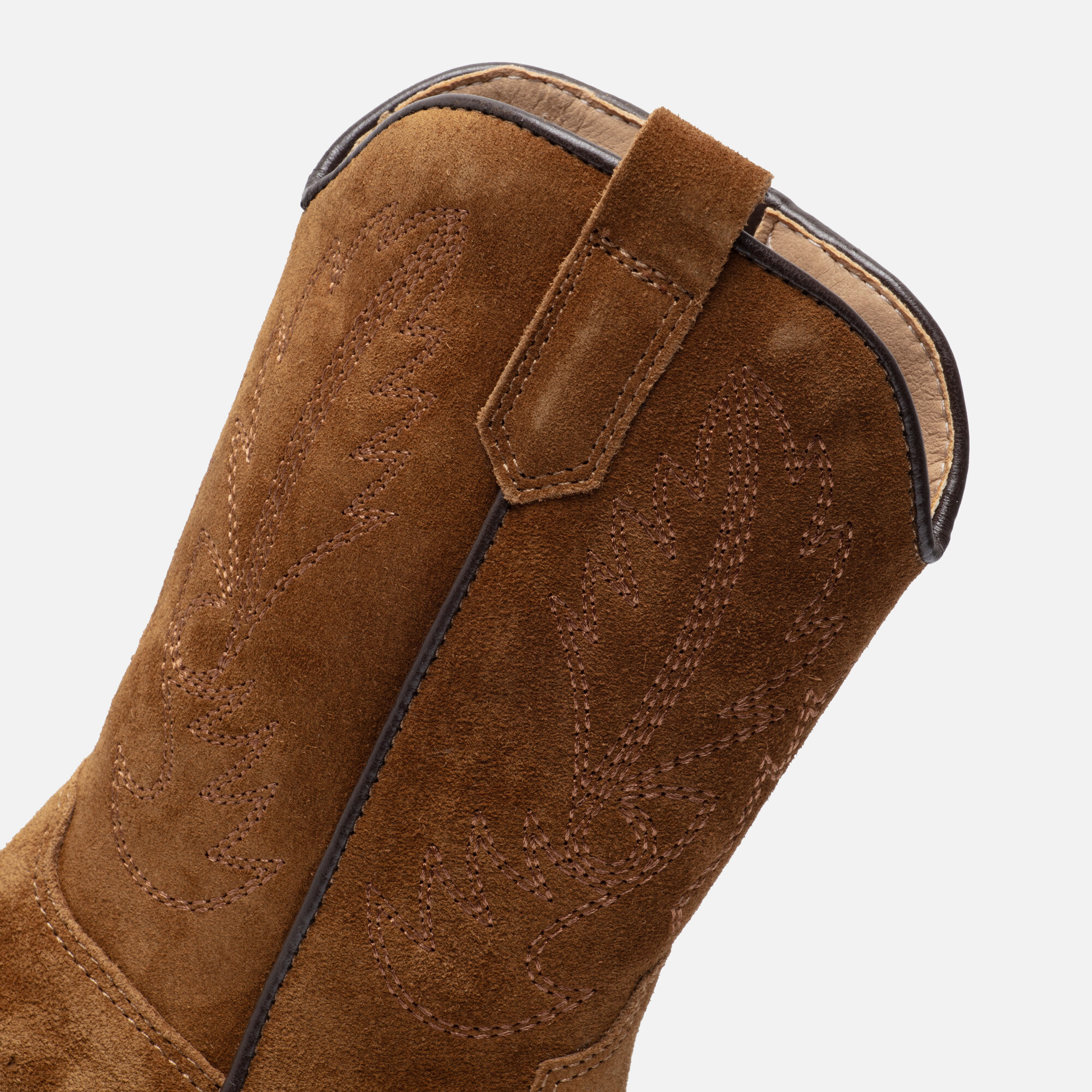 Clic! Cowboylaarzen cognac Leer afbeelding 4