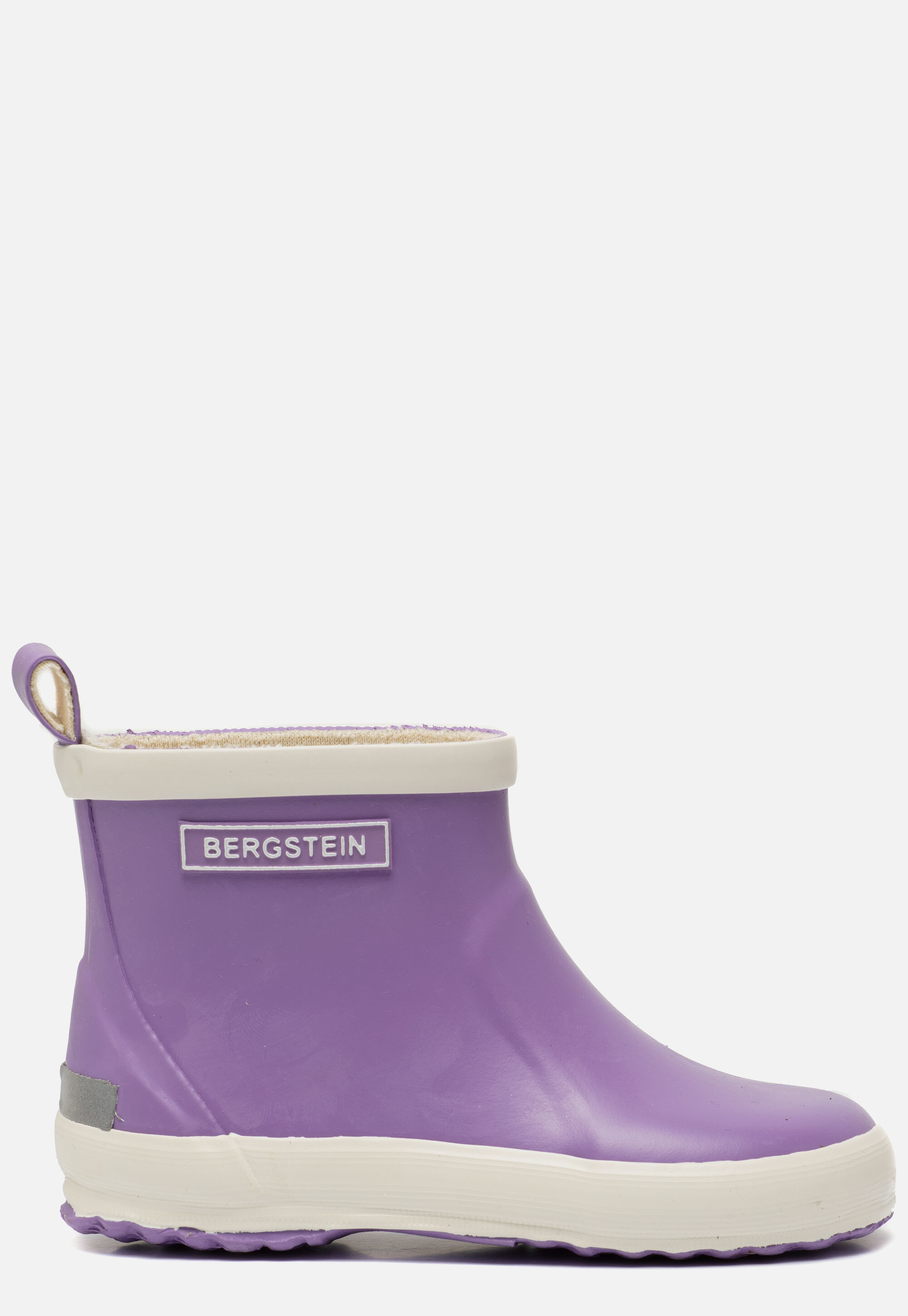 Bergstein Chelseaboot regenlaarzen lila Rubber afbeelding 2
