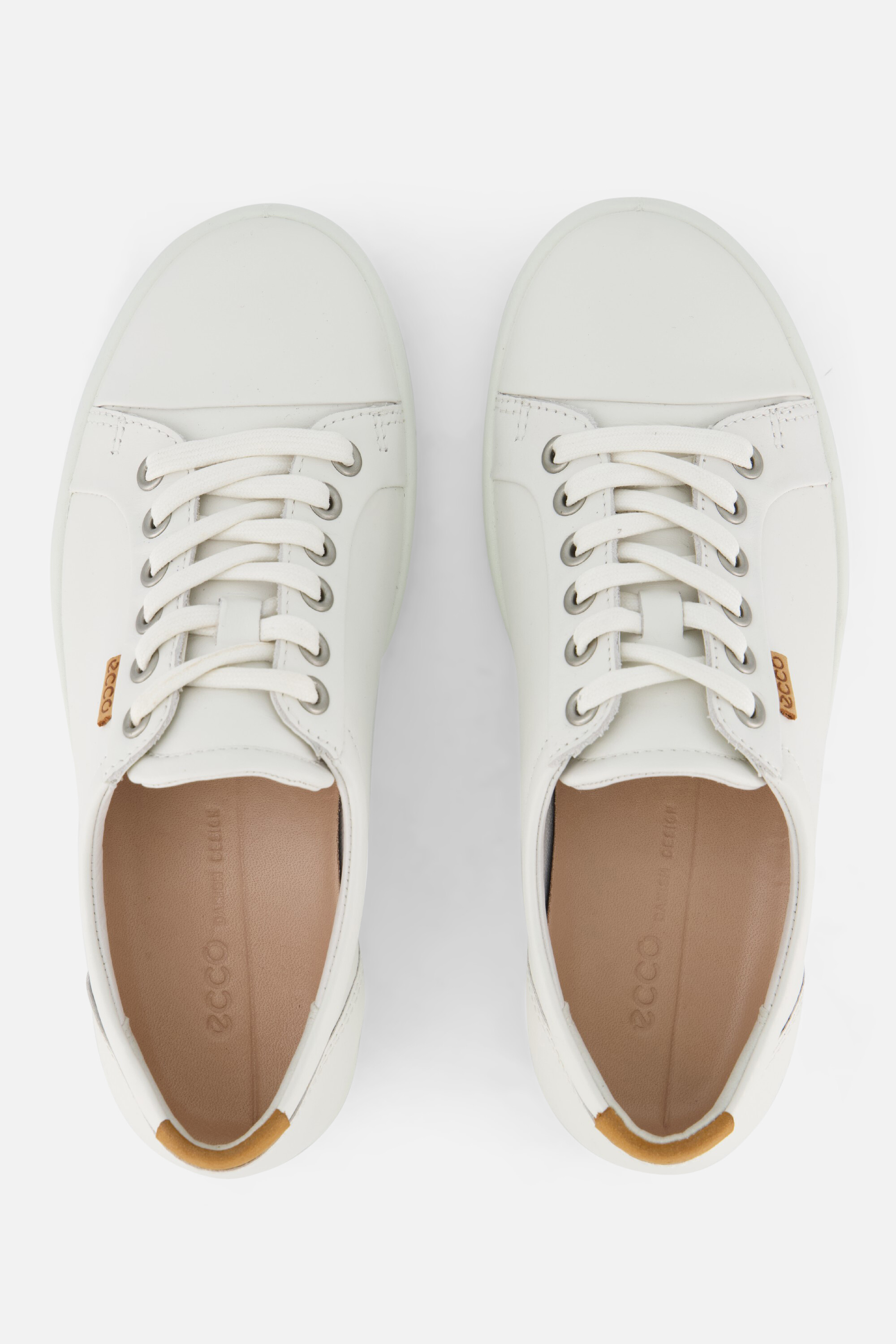 Ecco Soft 7 Sneakers wit Leer afbeelding 3