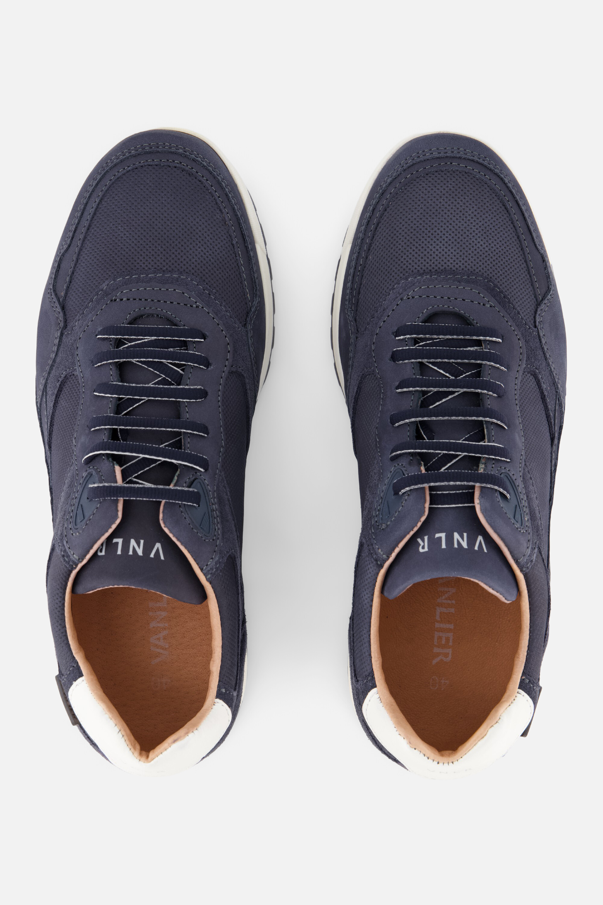 Van Lier Sneakers blauw Nubuck afbeelding 2