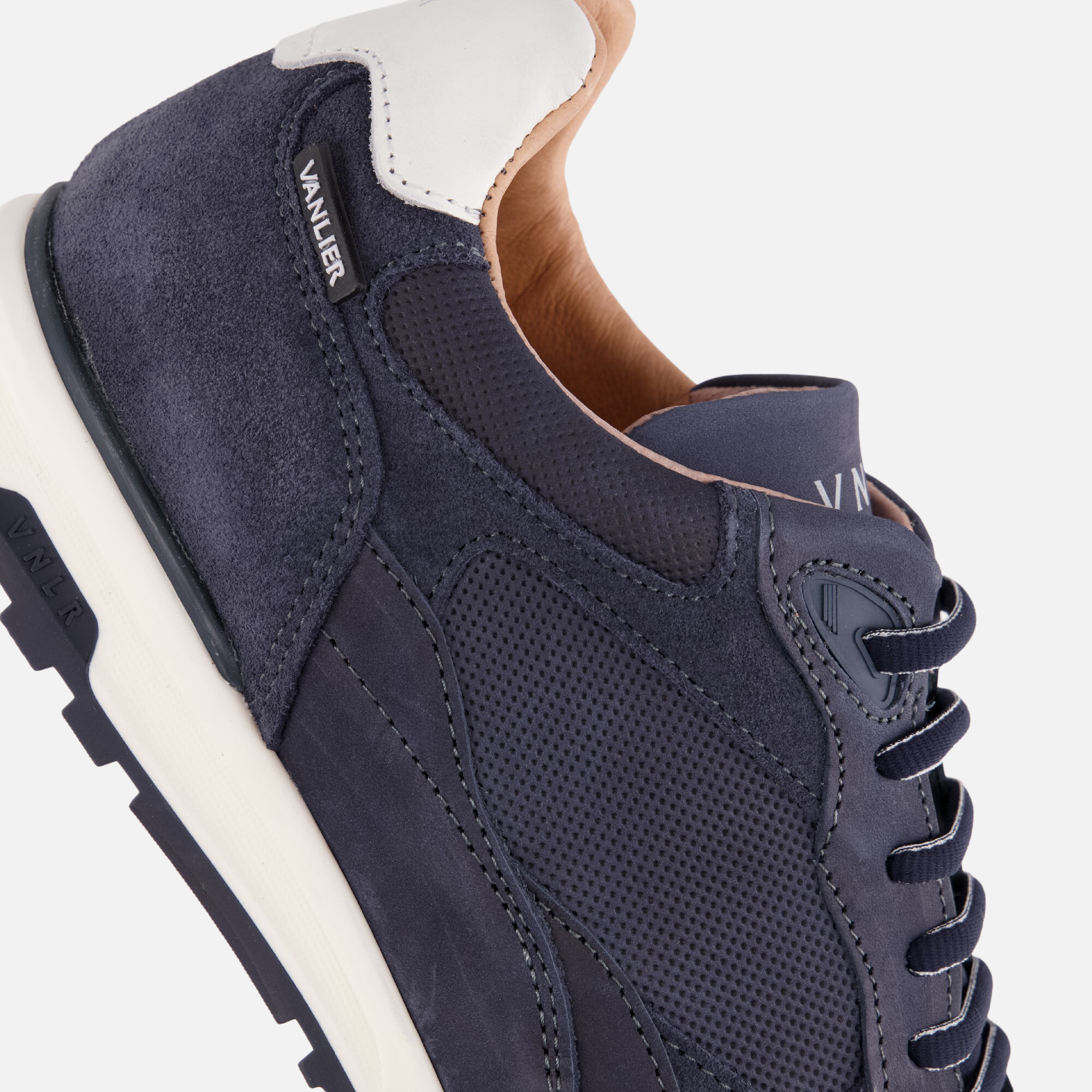 Van Lier Sneakers blauw Nubuck afbeelding 4