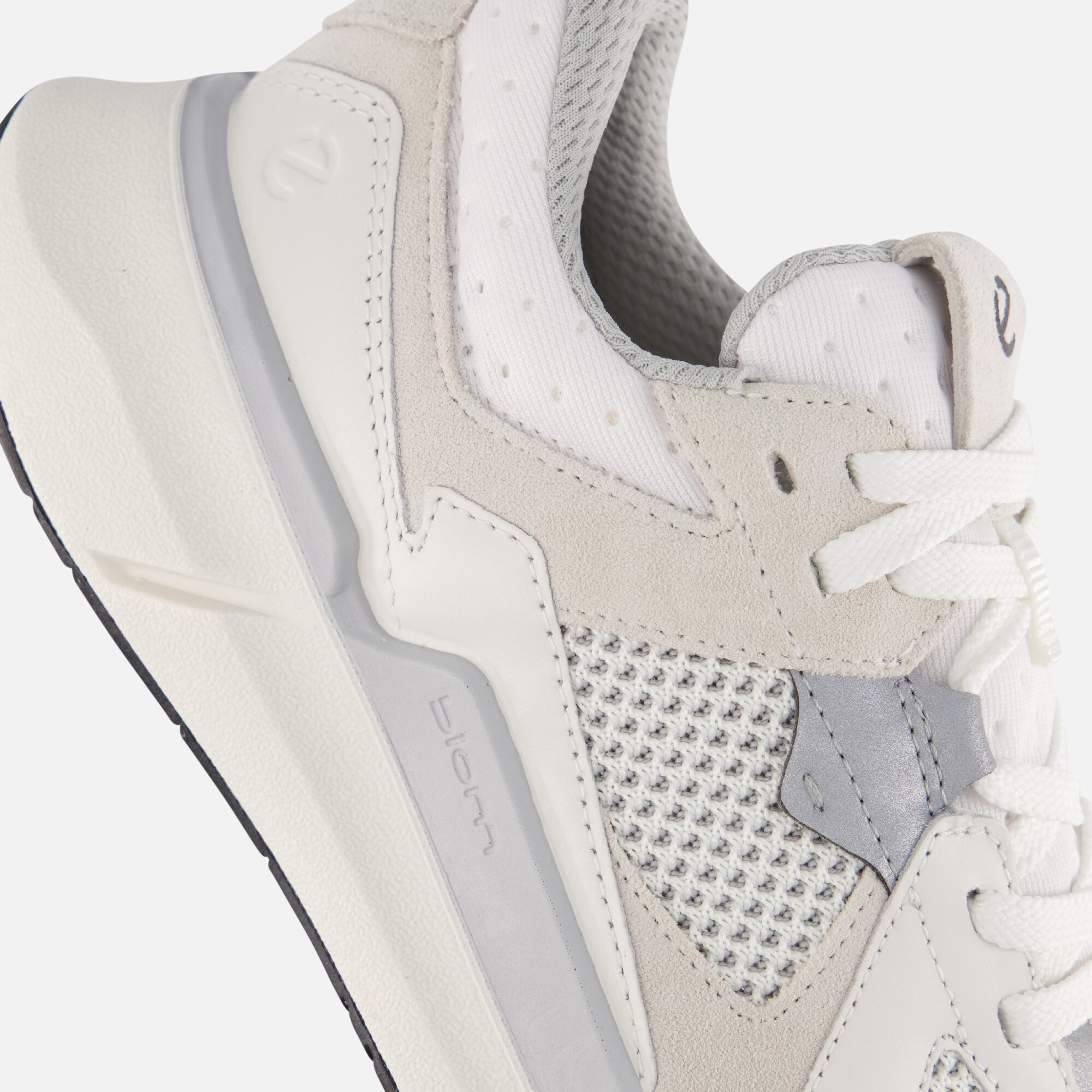 Ecco Biom 2.2 W Sneakers wit Suede afbeelding 4