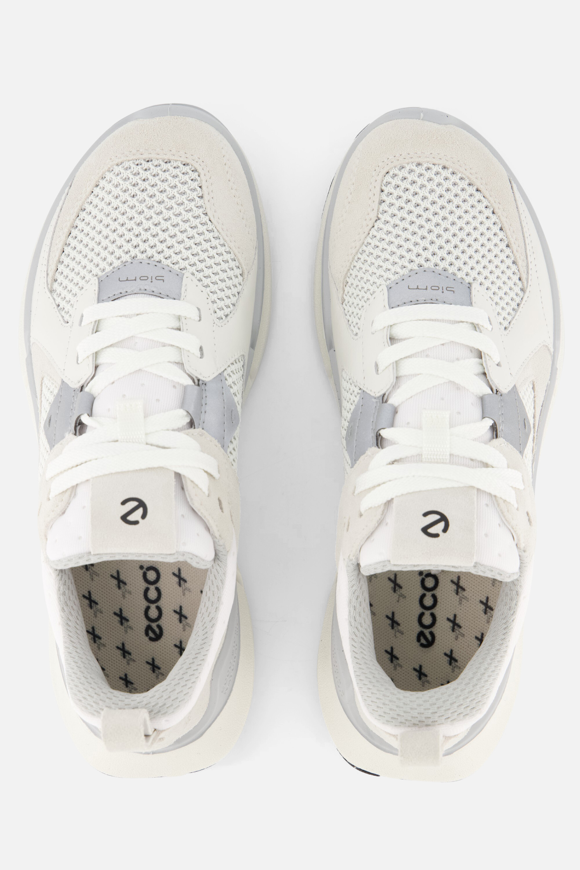 Ecco Biom 2.2 W Sneakers wit Suede afbeelding 2
