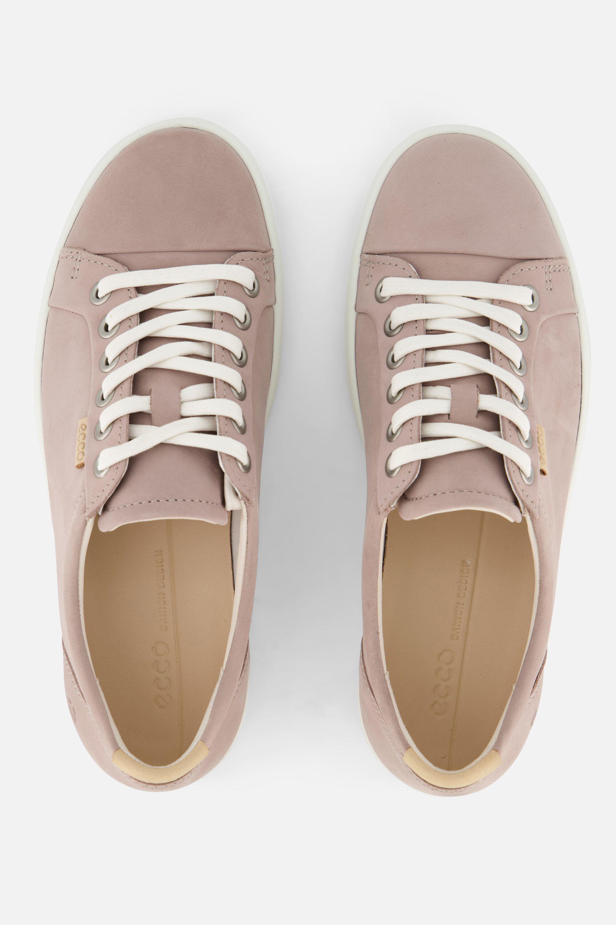 Ecco Soft Sneakers grijs Leer afbeelding 3