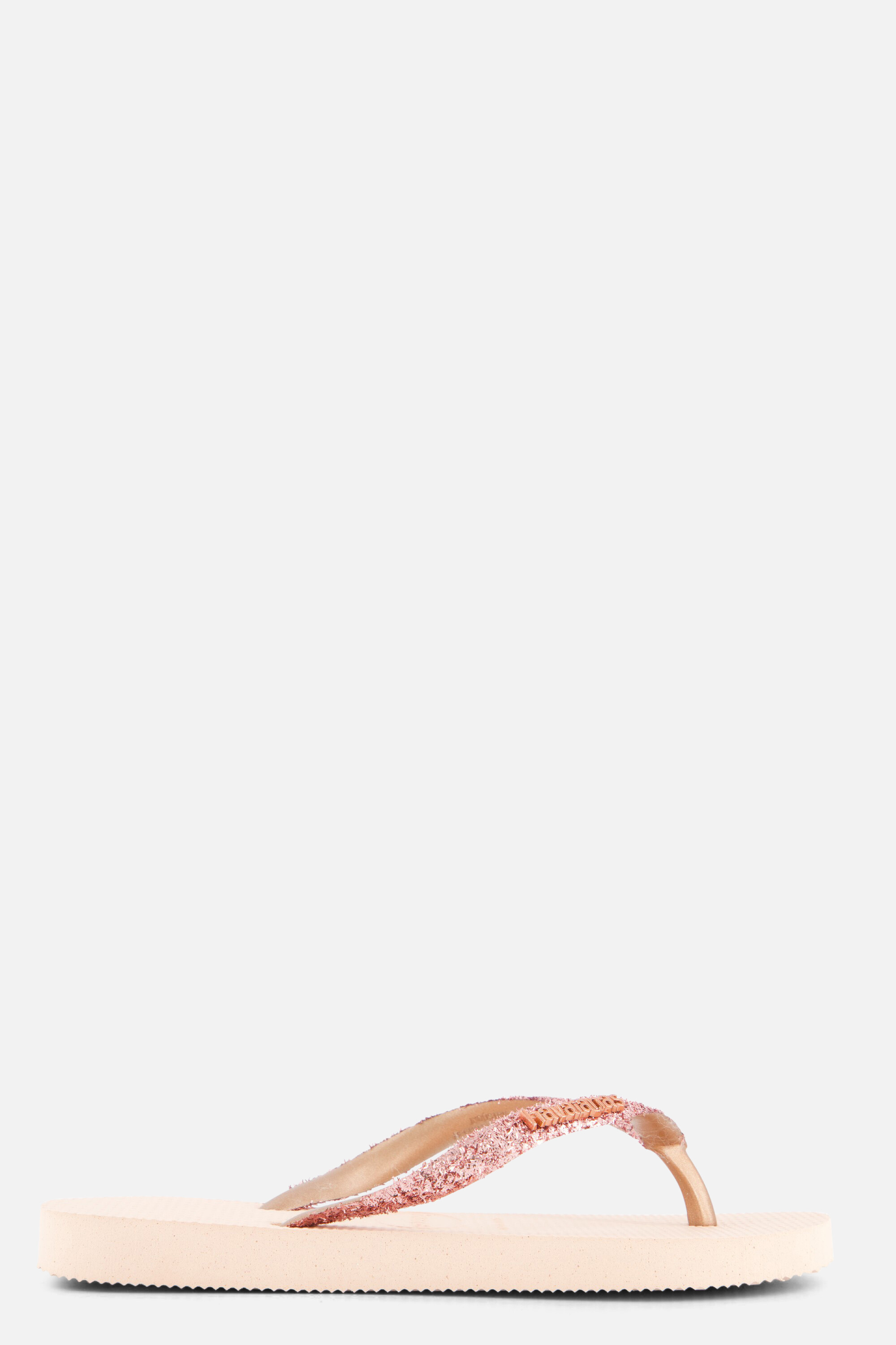 Havaianas Slim Glitter II Slippers roze Rubber afbeelding 4