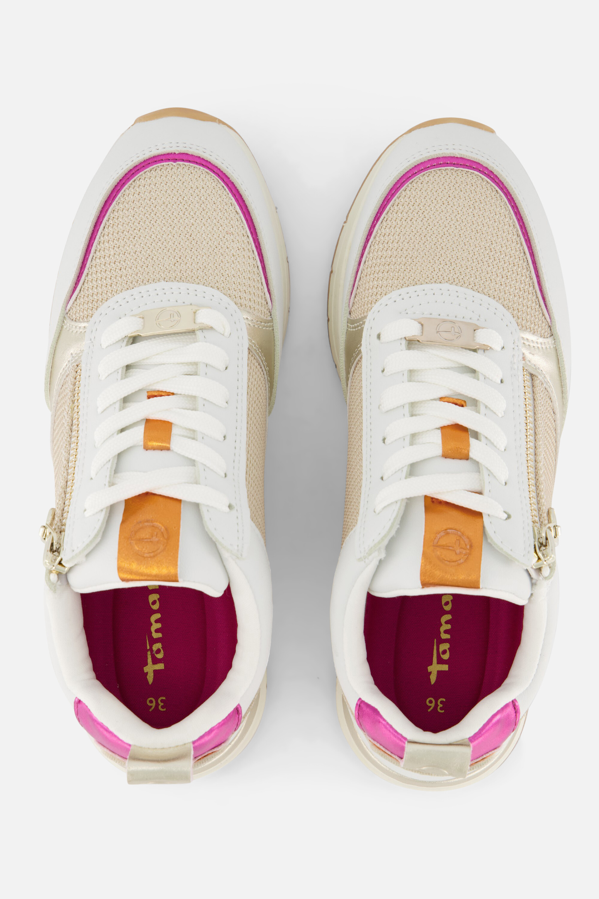 Tamaris Essential Sneakers wit Textiel afbeelding 3
