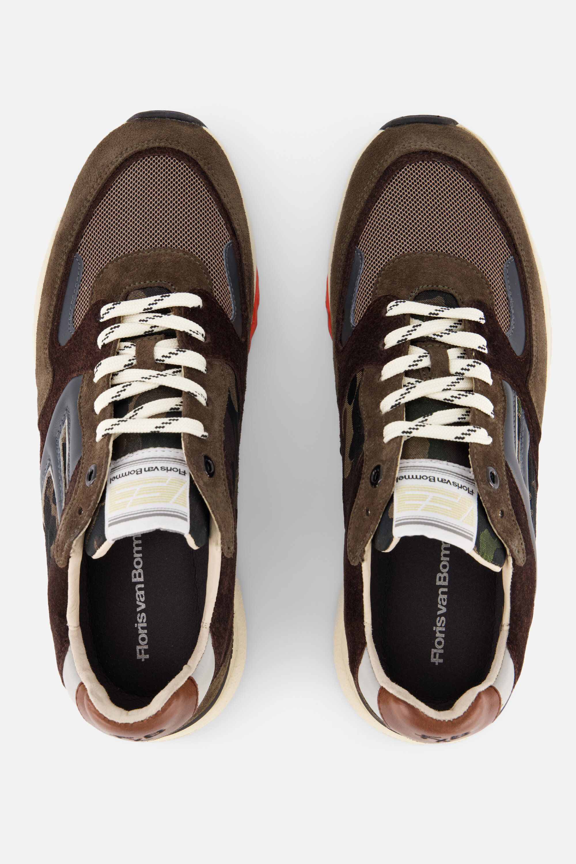 Floris van Bommel De Treener 51.02 Sneakers groen afbeelding 2