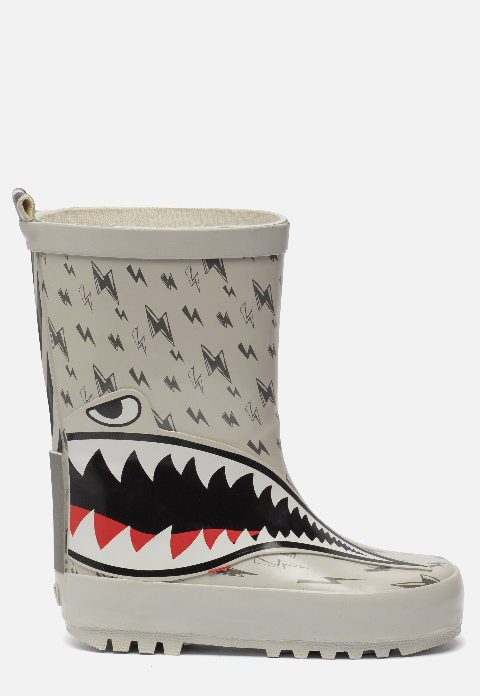Go Bananas Shark regenlaarzen grijs Rubber afbeelding 2