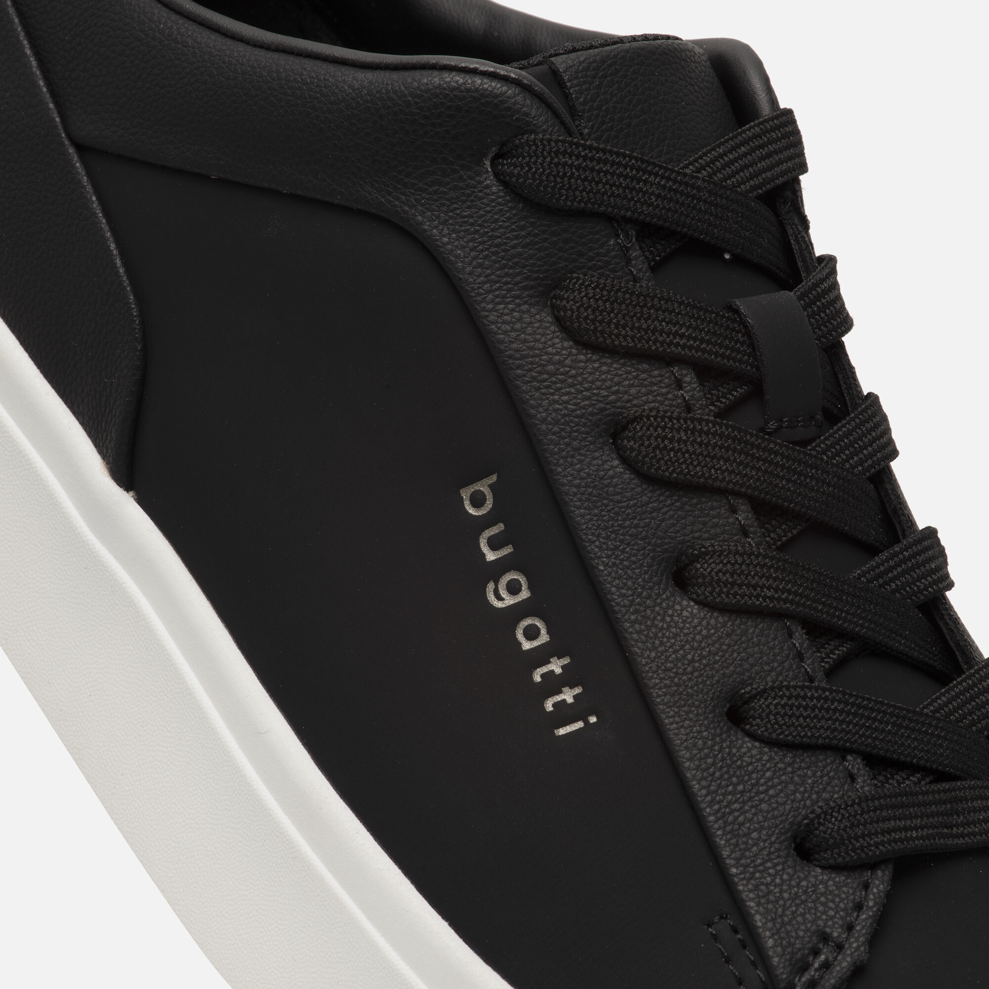 Bugatti Gunter Sneakers zwart Leer afbeelding 4