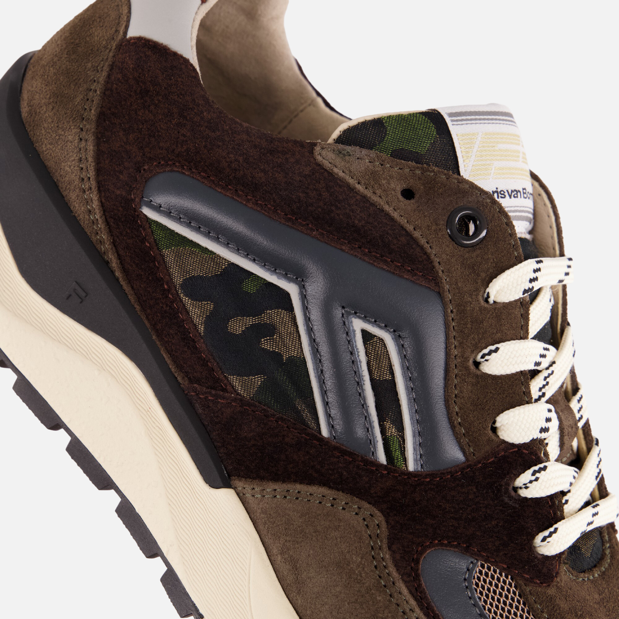 Floris van Bommel De Treener 51.02 Sneakers groen afbeelding 4