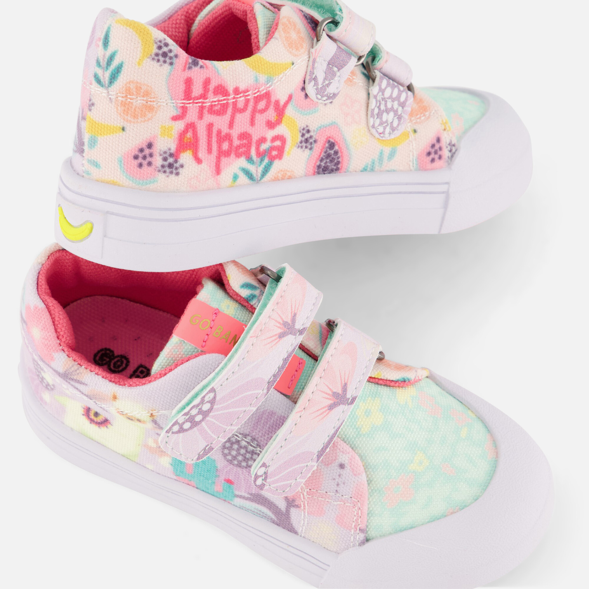 Go Bananas Alpaca Sneakers paars Canvas afbeelding 4