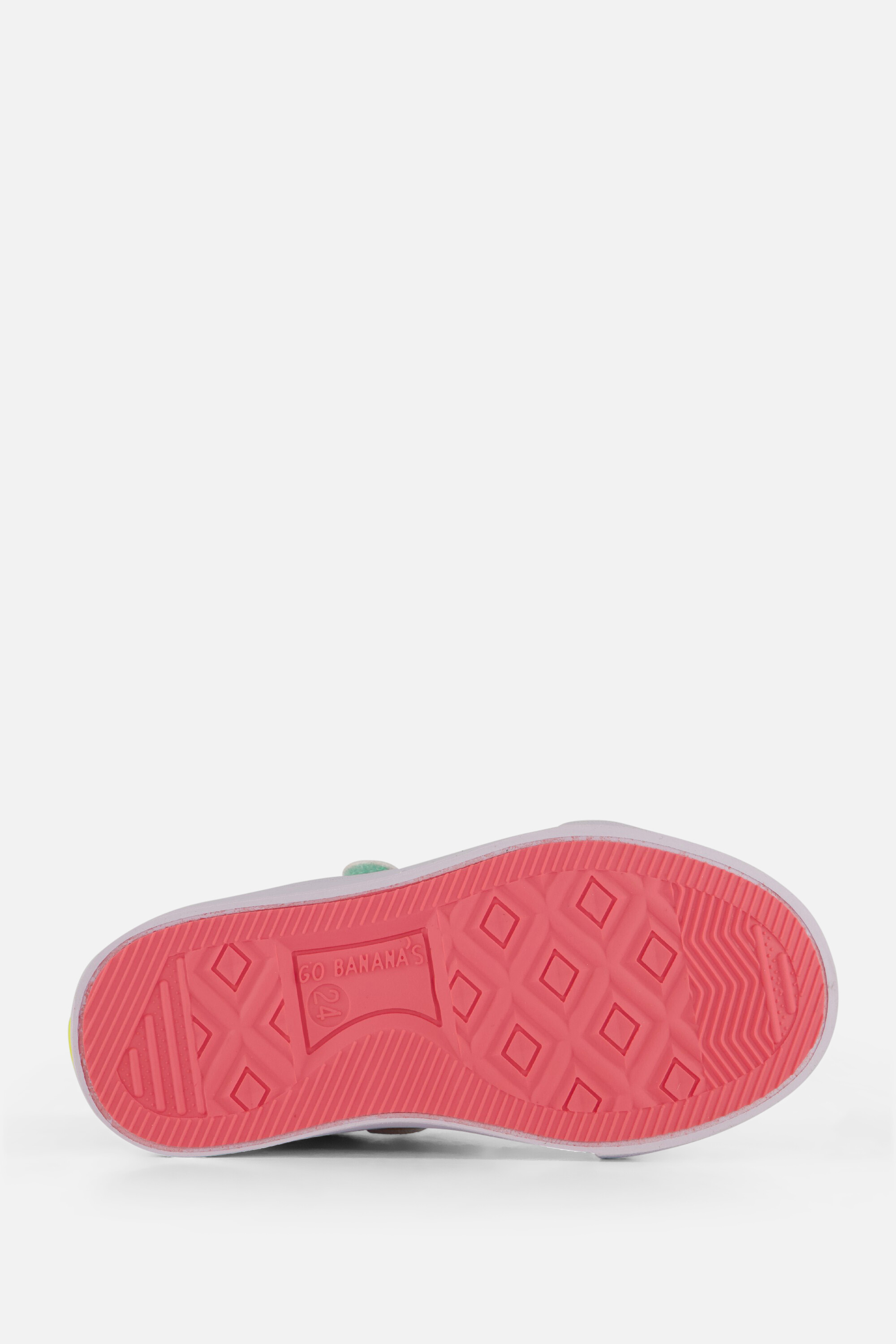 Go Bananas Alpaca Sneakers paars Canvas afbeelding 3
