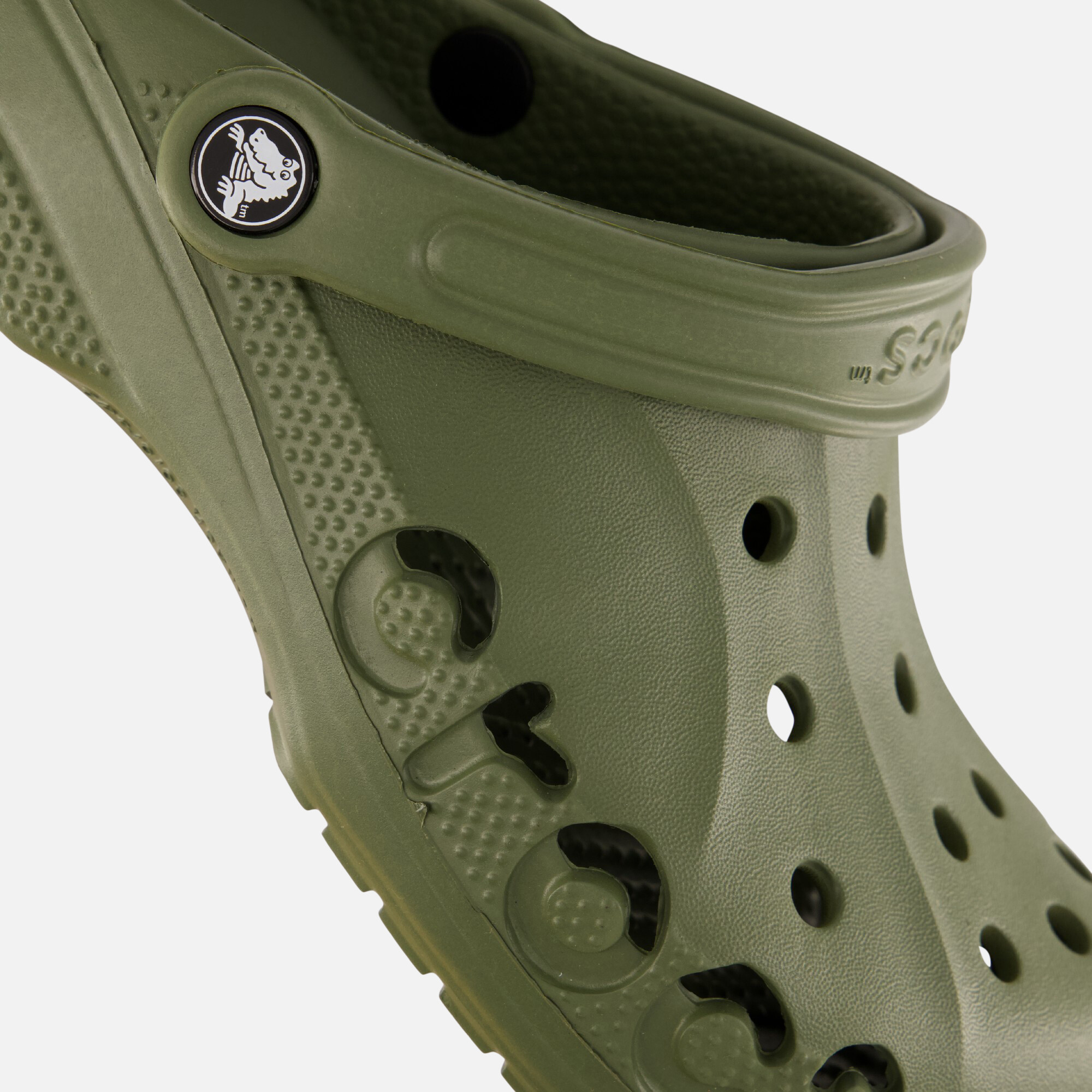 Crocs Baya Clogs Slippers groen Rubber afbeelding 3