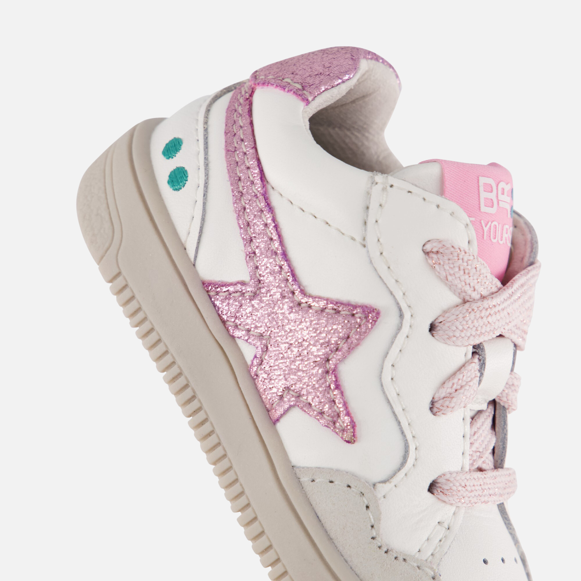 BunniesJR Maartje Mellow Sneakers wit Leer afbeelding 4